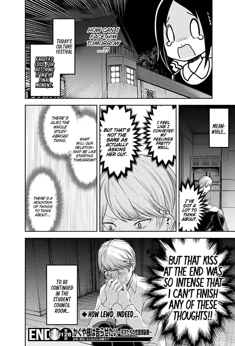 Kaguya-sama wa Kokurasetai - Tensai-tachi no Renai Zunousen Chapter 138 page 19 - Chapter 138: Kaguya Wants to Explain