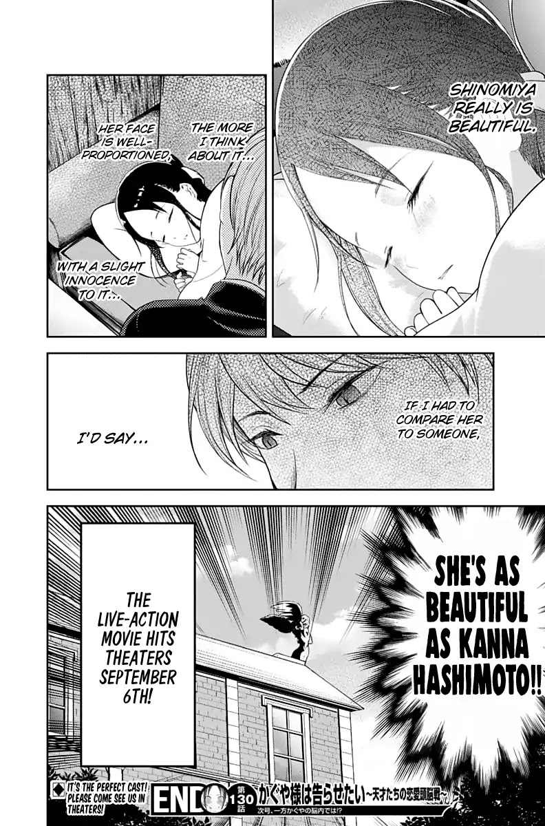 Kaguya-sama wa Kokurasetai - Tensai-tachi no Renai Zunousen Chapter 140 page 20 - Chapter 140: Miko Iino Wants to Talk