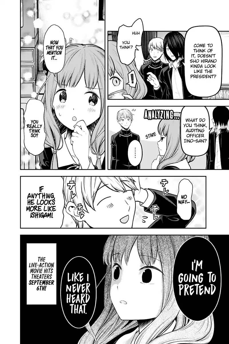 Kaguya-sama wa Kokurasetai - Tensai-tachi no Renai Zunousen Chapter 140 page 6 - Chapter 140: Miko Iino Wants to Talk