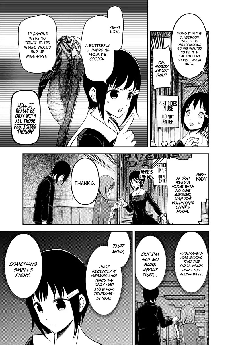 Kaguya-sama wa Kokurasetai - Tensai-tachi no Renai Zunousen Chapter 152 page 12 - Chapter 152: Nagisa Kashiwagi Wants to Conceal