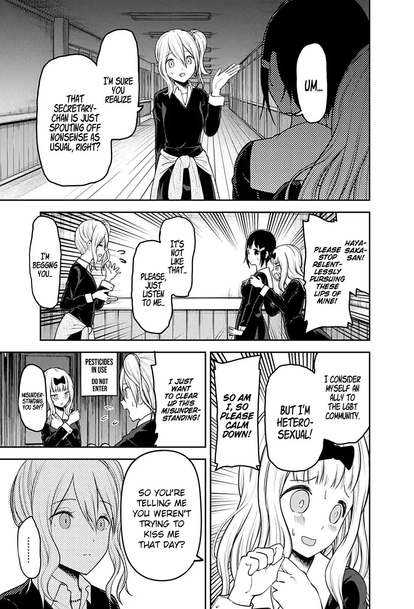 Kaguya-sama wa Kokurasetai - Tensai-tachi no Renai Zunousen Chapter 152 page 14 - Chapter 152: Nagisa Kashiwagi Wants to Conceal