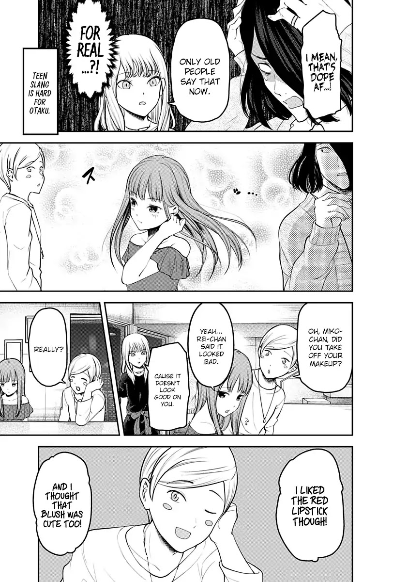 Kaguya-sama wa Kokurasetai - Tensai-tachi no Renai Zunousen Chapter 154 page 6 - Chapter 154: Kaguya Shinomiya's Impossible Challenge: "The Swallow's Cowry" (Part 2)
