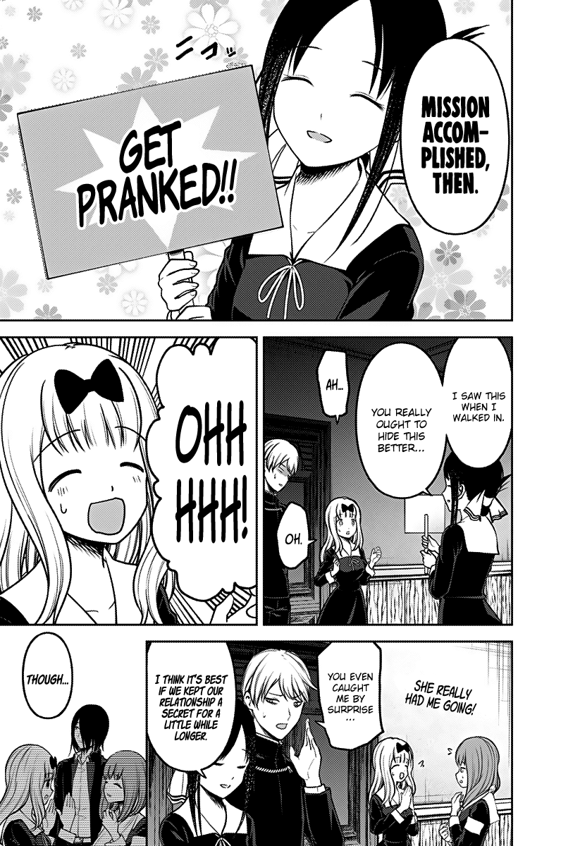 Kaguya-sama wa Kokurasetai - Tensai-tachi no Renai Zunousen Chapter 163 page 18 - Chapter 163: Fujiwara Chika Wants to Scare