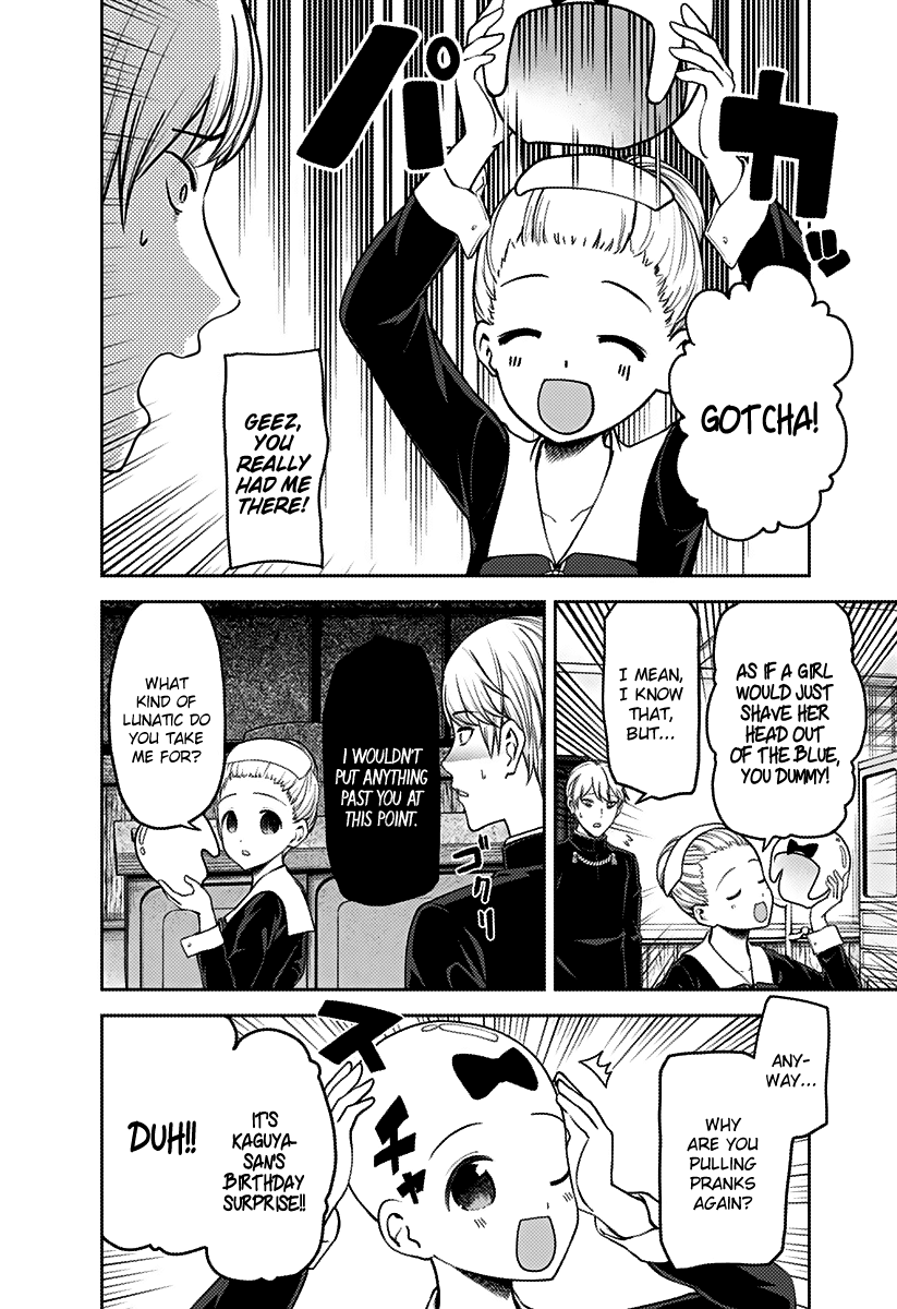 Kaguya-sama wa Kokurasetai - Tensai-tachi no Renai Zunousen Chapter 163 page 3 - Chapter 163: Fujiwara Chika Wants to Scare