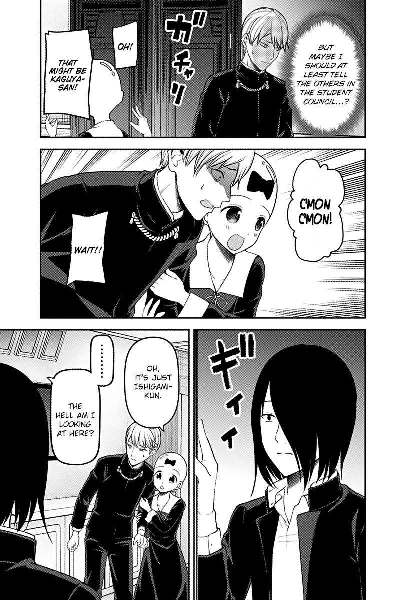 Kaguya-sama wa Kokurasetai - Tensai-tachi no Renai Zunousen Chapter 163 page 8 - Chapter 163: Fujiwara Chika Wants to Scare