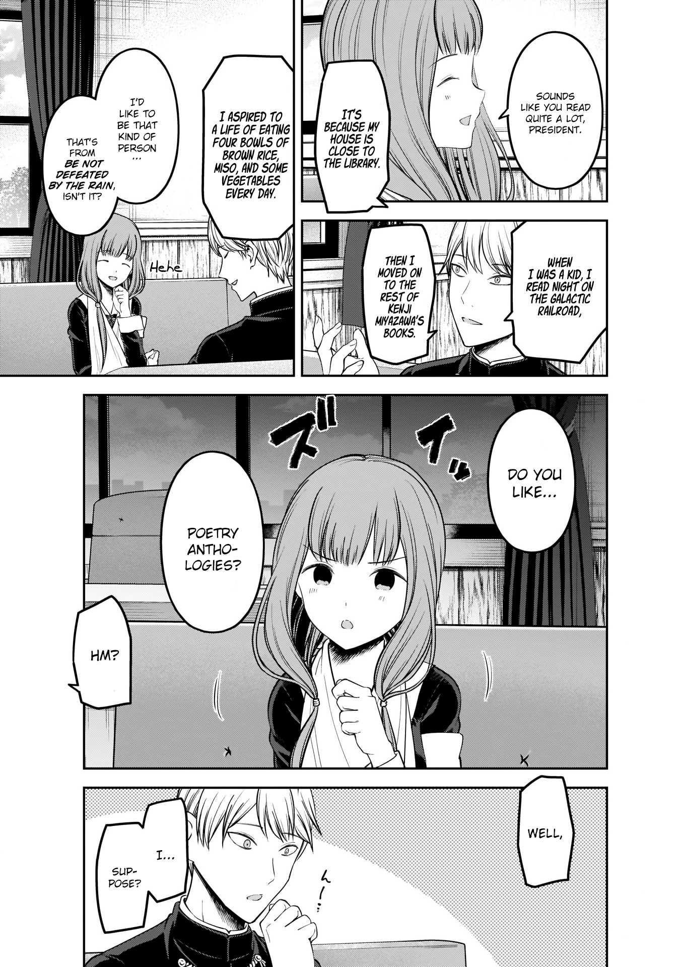 Kaguya-sama wa Kokurasetai - Tensai-tachi no Renai Zunousen Chapter 165 page 10 - Chapter 165: Senpai and Kouhai Part 1