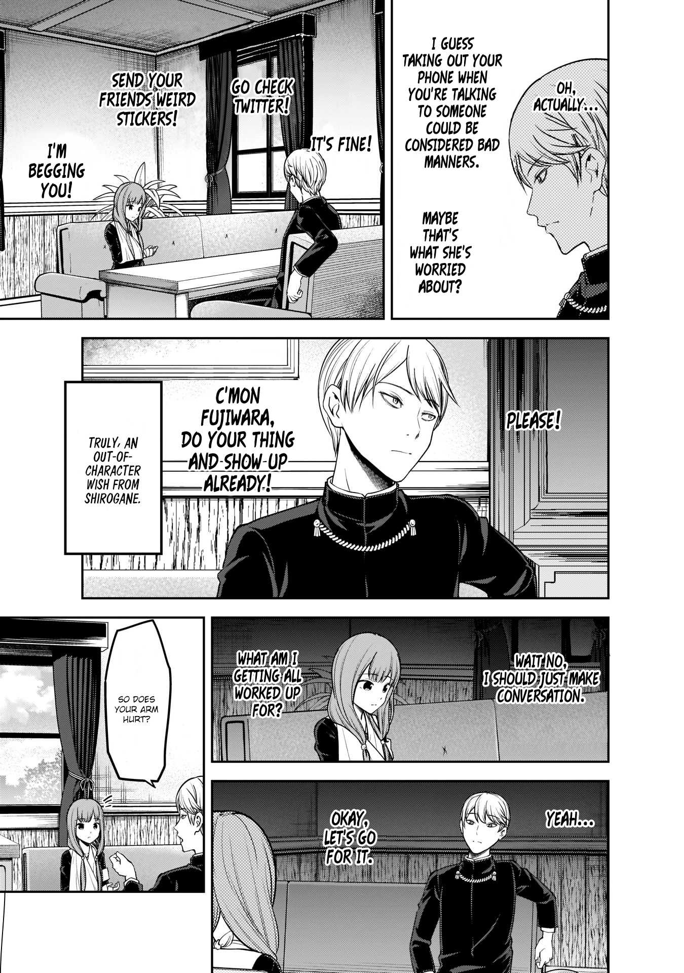 Kaguya-sama wa Kokurasetai - Tensai-tachi no Renai Zunousen Chapter 165 page 6 - Chapter 165: Senpai and Kouhai Part 1