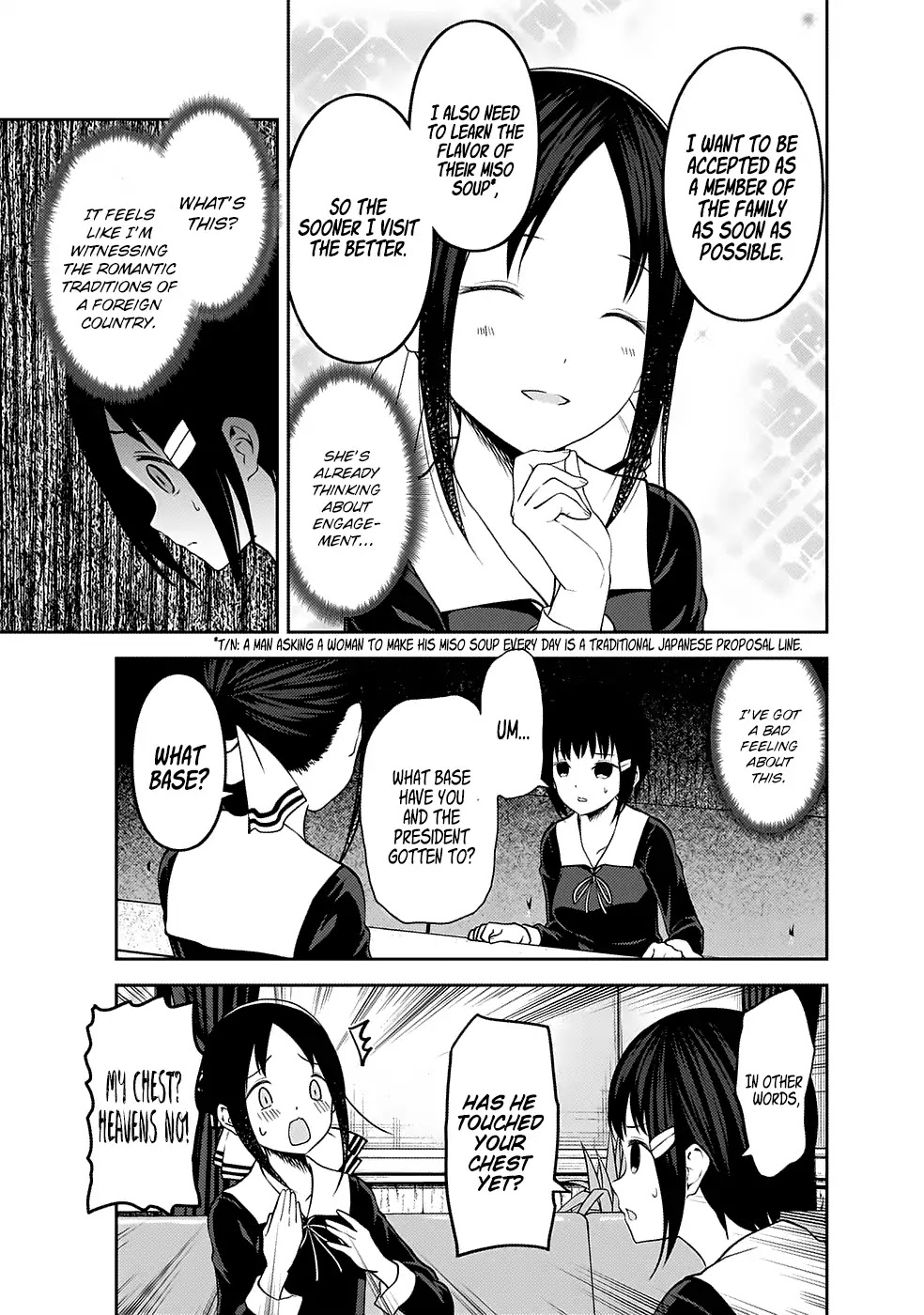 Kaguya-sama wa Kokurasetai - Tensai-tachi no Renai Zunousen Chapter 167 page 14 - Chapter 167: Nagisa Kashiwagi Wants to Drag It out of Her