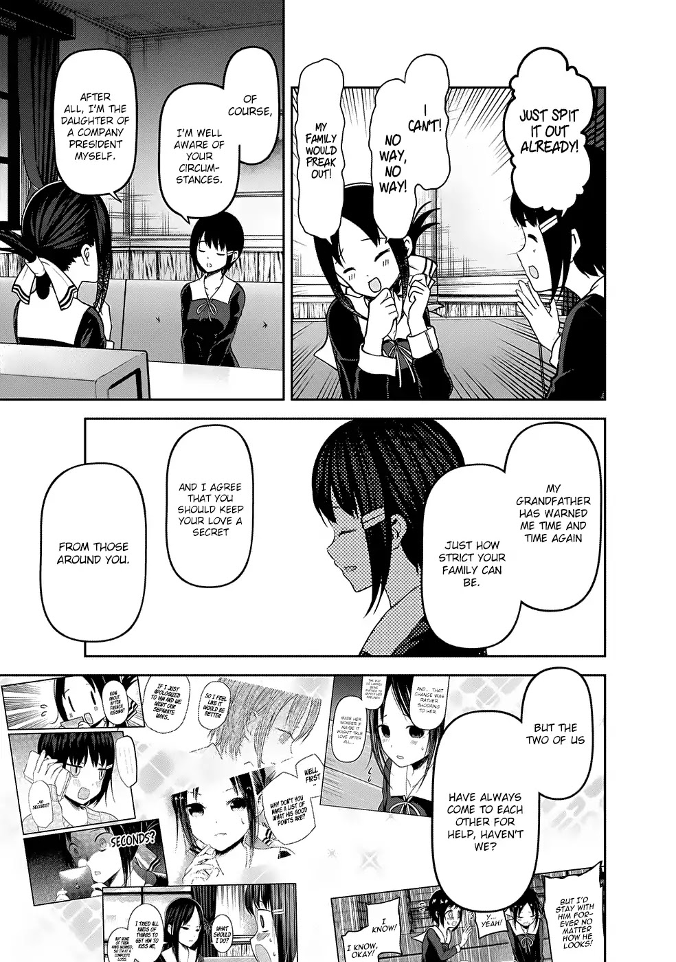 Kaguya-sama wa Kokurasetai - Tensai-tachi no Renai Zunousen Chapter 167 page 8 - Chapter 167: Nagisa Kashiwagi Wants to Drag It out of Her