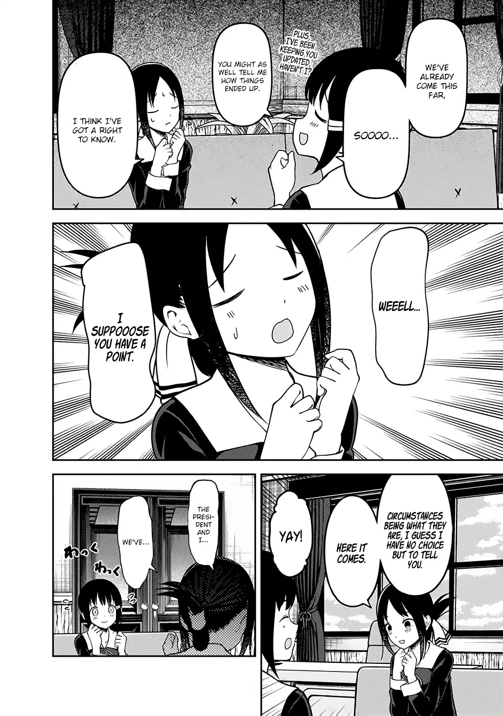 Kaguya-sama wa Kokurasetai - Tensai-tachi no Renai Zunousen Chapter 167 page 9 - Chapter 167: Nagisa Kashiwagi Wants to Drag It out of Her