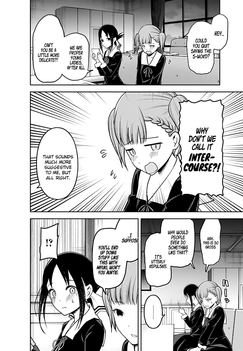 Kaguya-sama wa Kokurasetai - Tensai-tachi no Renai Zunousen Chapter 169 page 5 - Chapter 169: The ABCs of Men and Women, Part 1