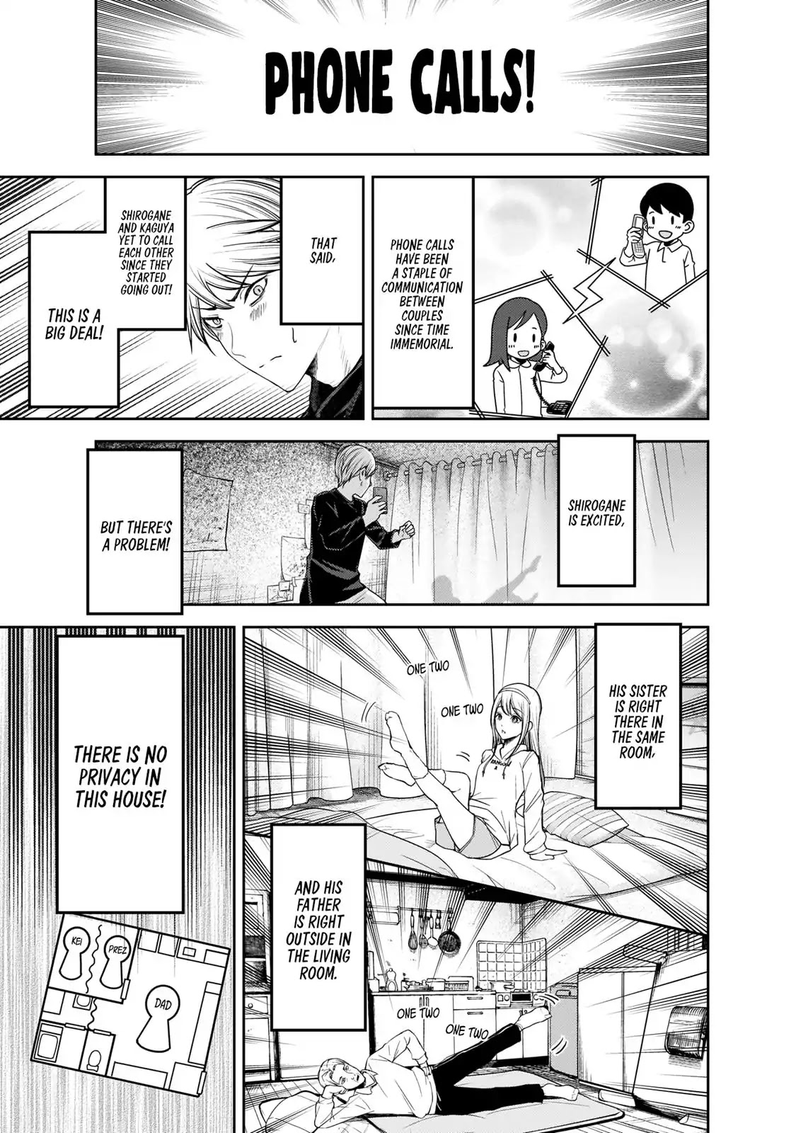 Kaguya-sama wa Kokurasetai - Tensai-tachi no Renai Zunousen Chapter 170 page 4 - Chapter 170: Miyuki Shirogane Wants to Talk