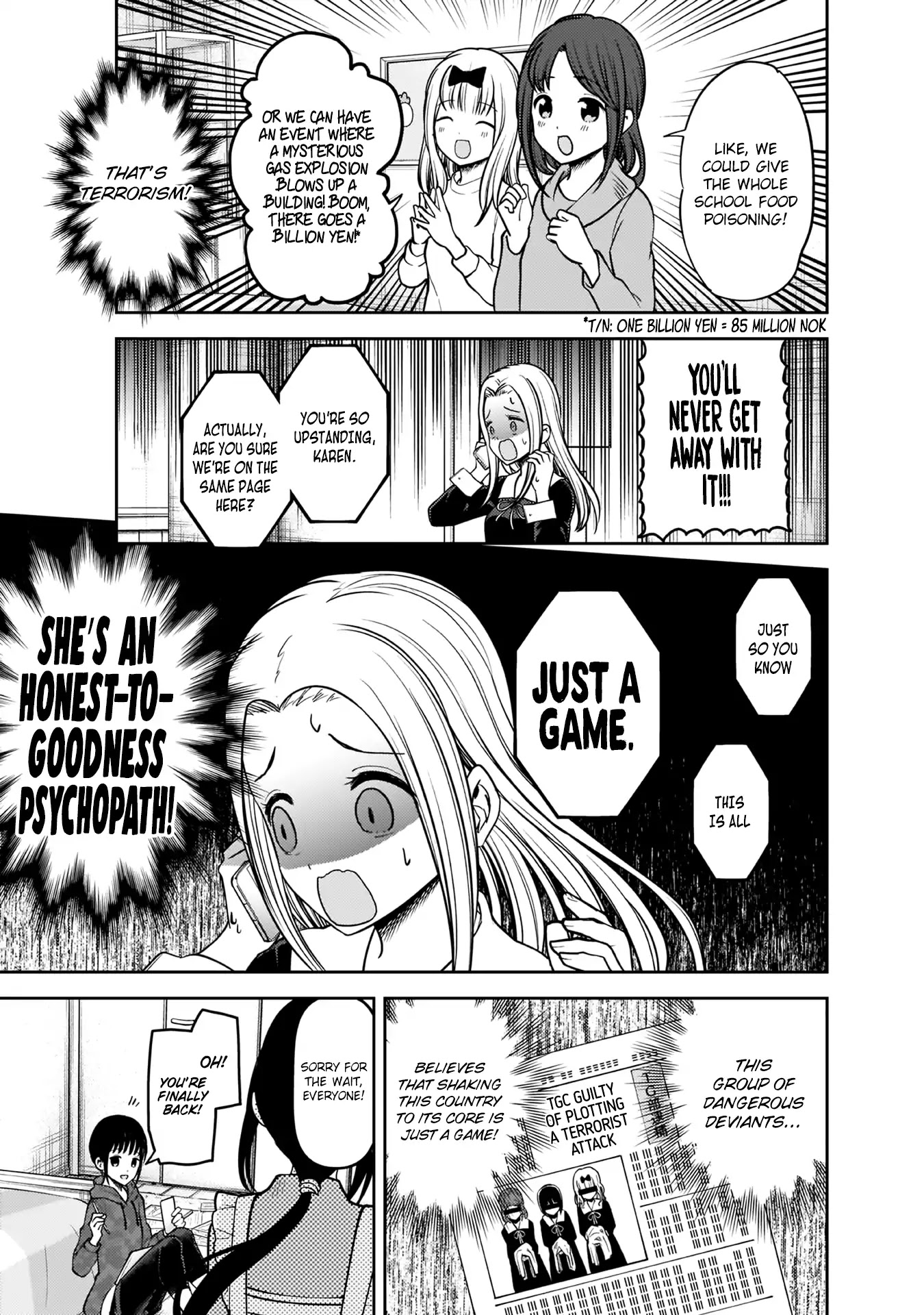 Kaguya-sama wa Kokurasetai - Tensai-tachi no Renai Zunousen Chapter 171 page 14 - Chapter 171: We Want to Talk About the Tabletop Gaming Club