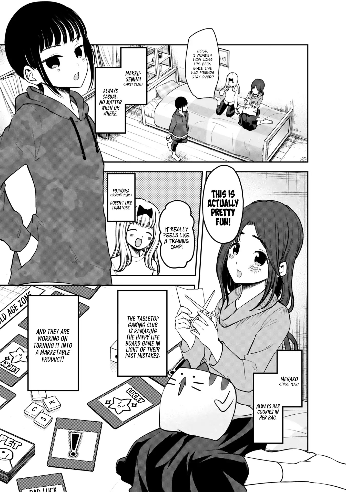 Kaguya-sama wa Kokurasetai - Tensai-tachi no Renai Zunousen Chapter 171 page 4 - Chapter 171: We Want to Talk About the Tabletop Gaming Club