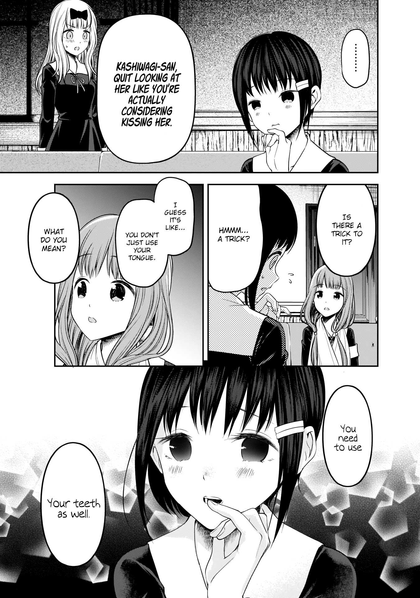 Kaguya-sama wa Kokurasetai - Tensai-tachi no Renai Zunousen Chapter 173 page 10 - Chapter 173: Fujiwara Chika Wants to Tie