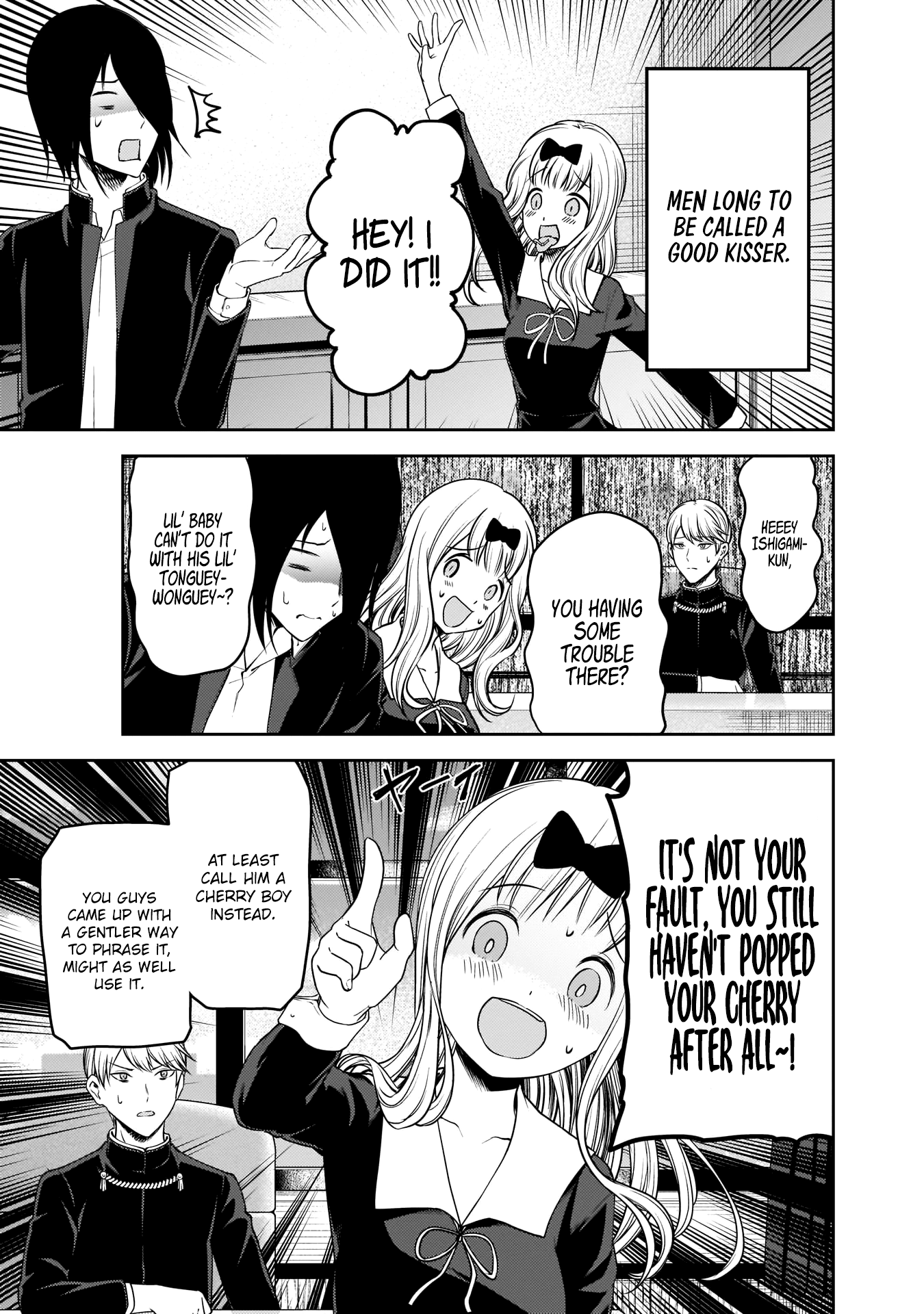 Kaguya-sama wa Kokurasetai - Tensai-tachi no Renai Zunousen Chapter 173 page 14 - Chapter 173: Fujiwara Chika Wants to Tie