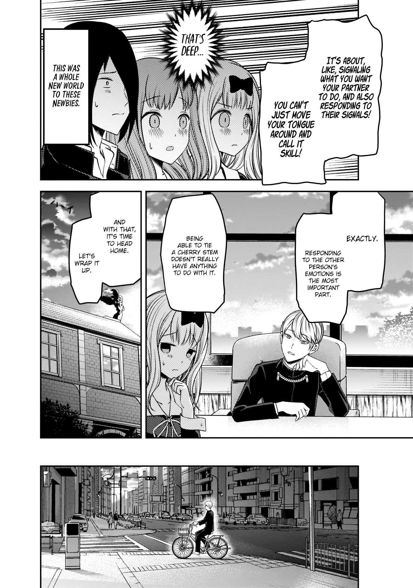 Kaguya-sama wa Kokurasetai - Tensai-tachi no Renai Zunousen Chapter 173 page 17 - Chapter 173: Fujiwara Chika Wants to Tie