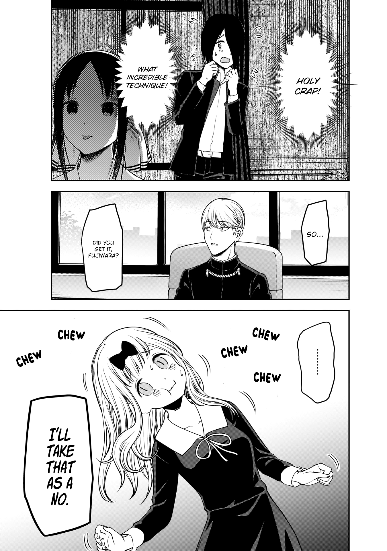 Kaguya-sama wa Kokurasetai - Tensai-tachi no Renai Zunousen Chapter 173 page 8 - Chapter 173: Fujiwara Chika Wants to Tie