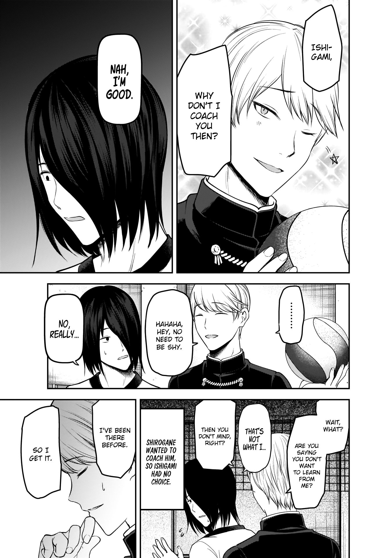 Kaguya-sama wa Kokurasetai - Tensai-tachi no Renai Zunousen Chapter 176 page 12 - Chapter 176: Yu Ishigami Wants to Show Off