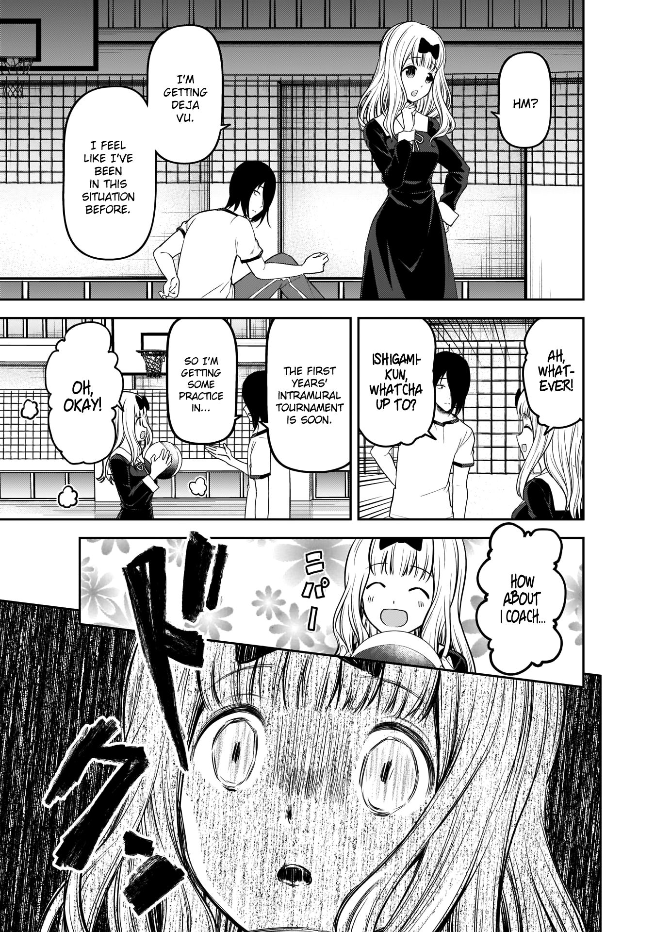 Kaguya-sama wa Kokurasetai - Tensai-tachi no Renai Zunousen Chapter 176 page 4 - Chapter 176: Yu Ishigami Wants to Show Off
