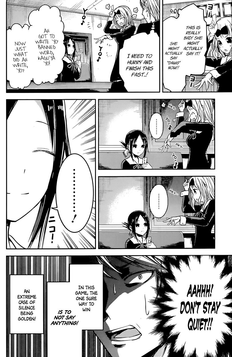 Kaguya-sama wa Kokurasetai - Tensai-tachi no Renai Zunousen Chapter 18 page 8 - Chapter 18 : The Student Council Wants to Talk