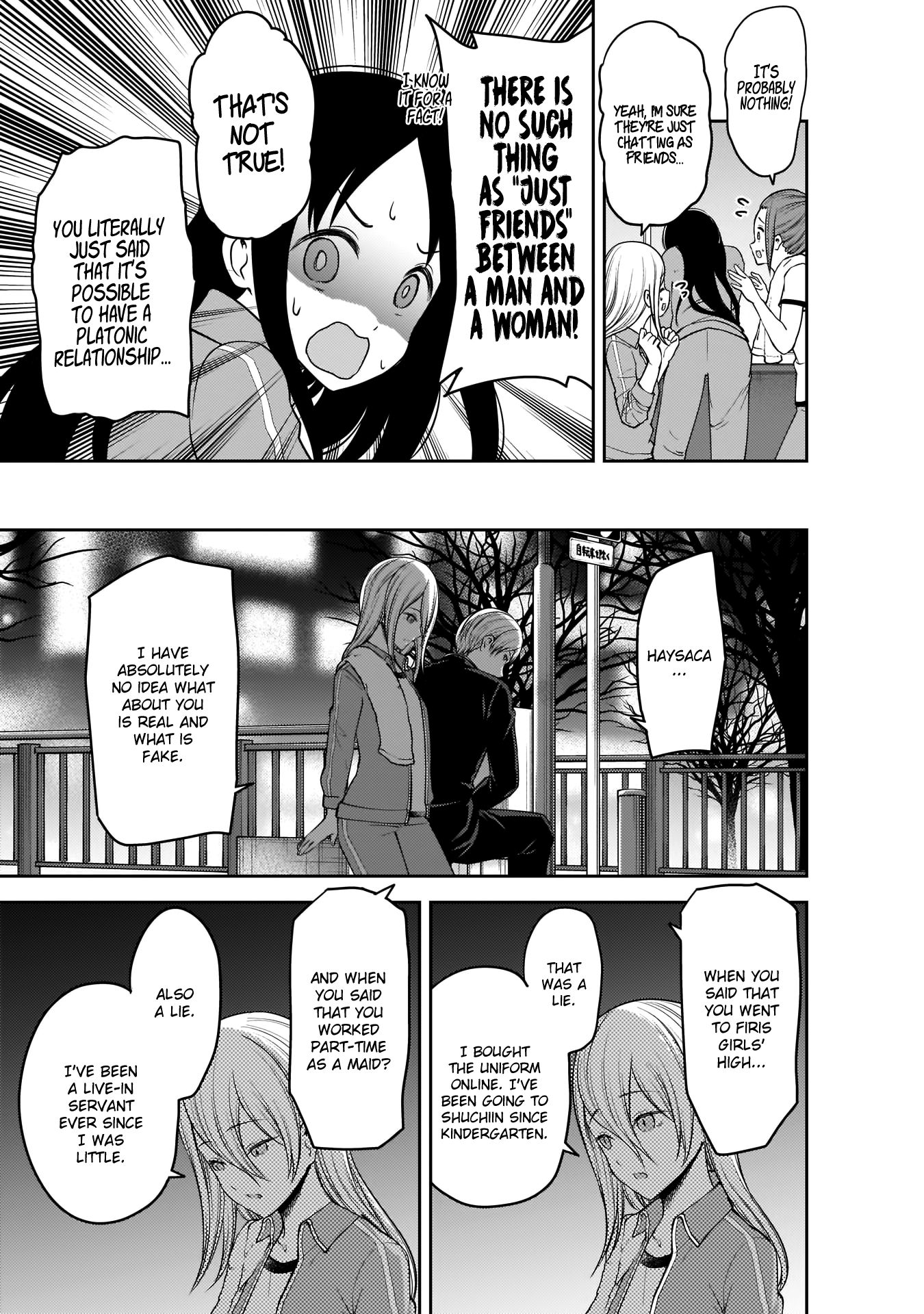 Kaguya-sama wa Kokurasetai - Tensai-tachi no Renai Zunousen Chapter 182 page 8 - Chapter 182: Ai Hayasaka's Friend, Part 1