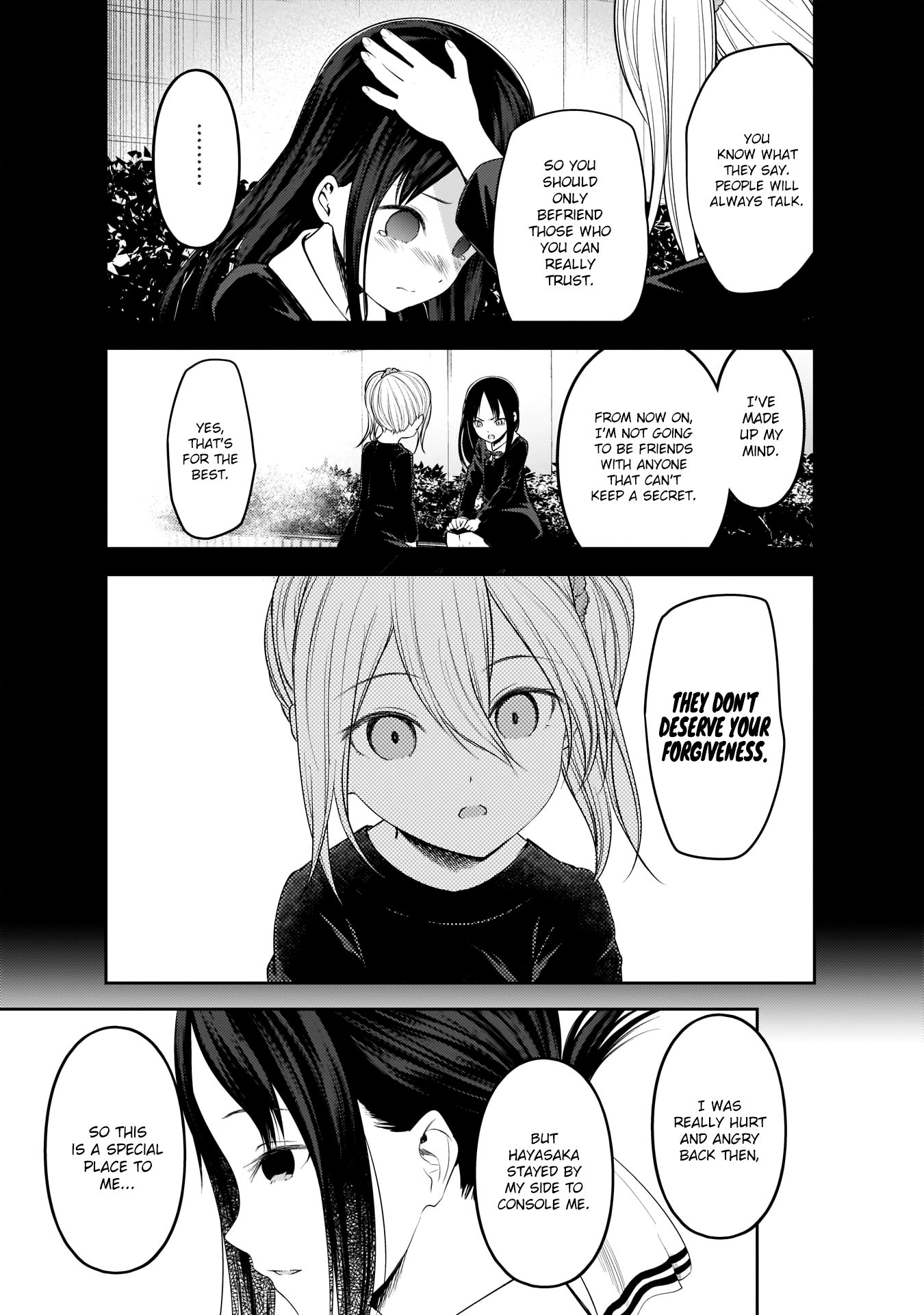 Kaguya-sama wa Kokurasetai - Tensai-tachi no Renai Zunousen Chapter 184 page 4 - Chapter 184: Ai Hayasaka’s Friends, Part 3