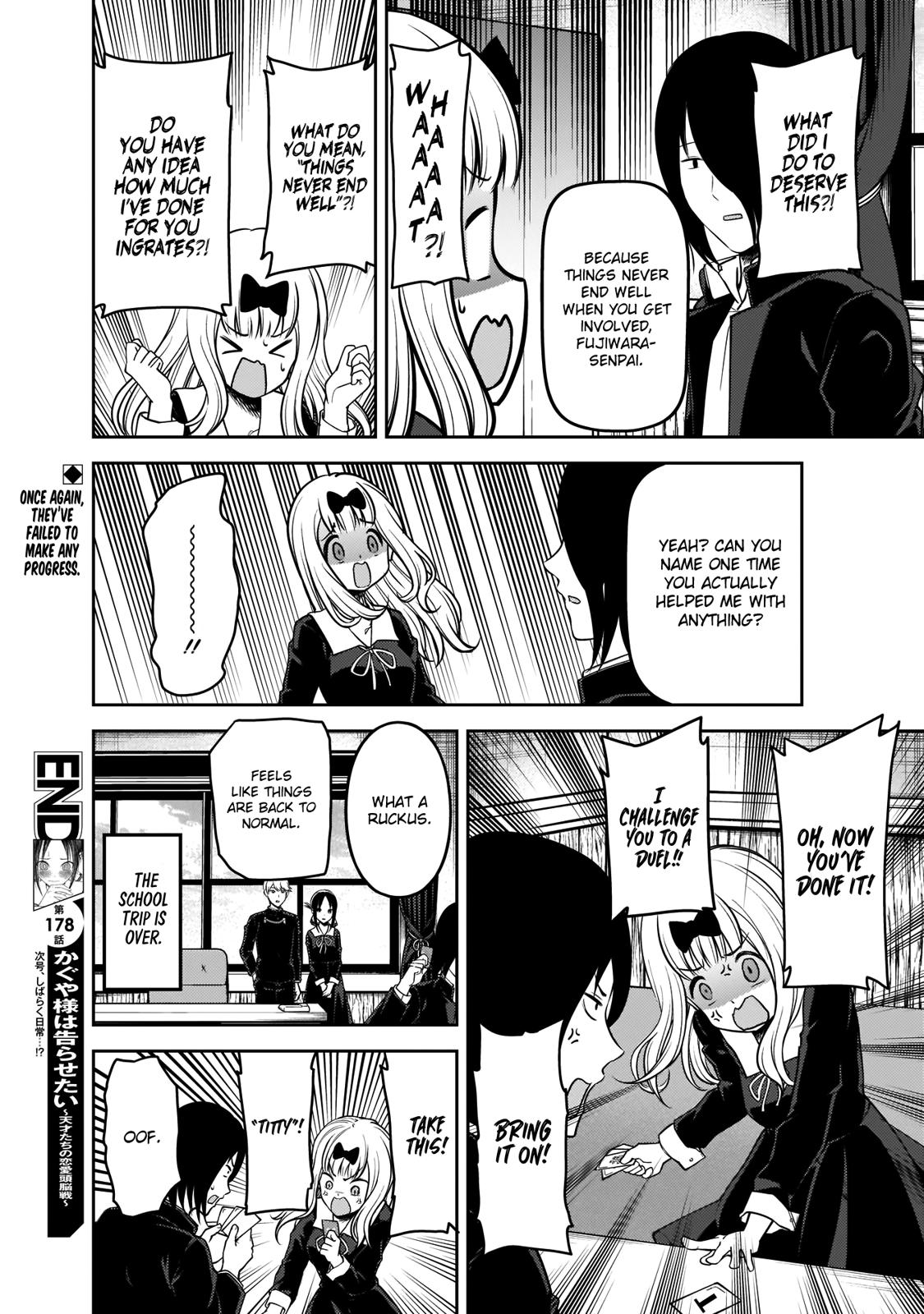 Kaguya-sama wa Kokurasetai - Tensai-tachi no Renai Zunousen Chapter 188 page 19 - Chapter 188