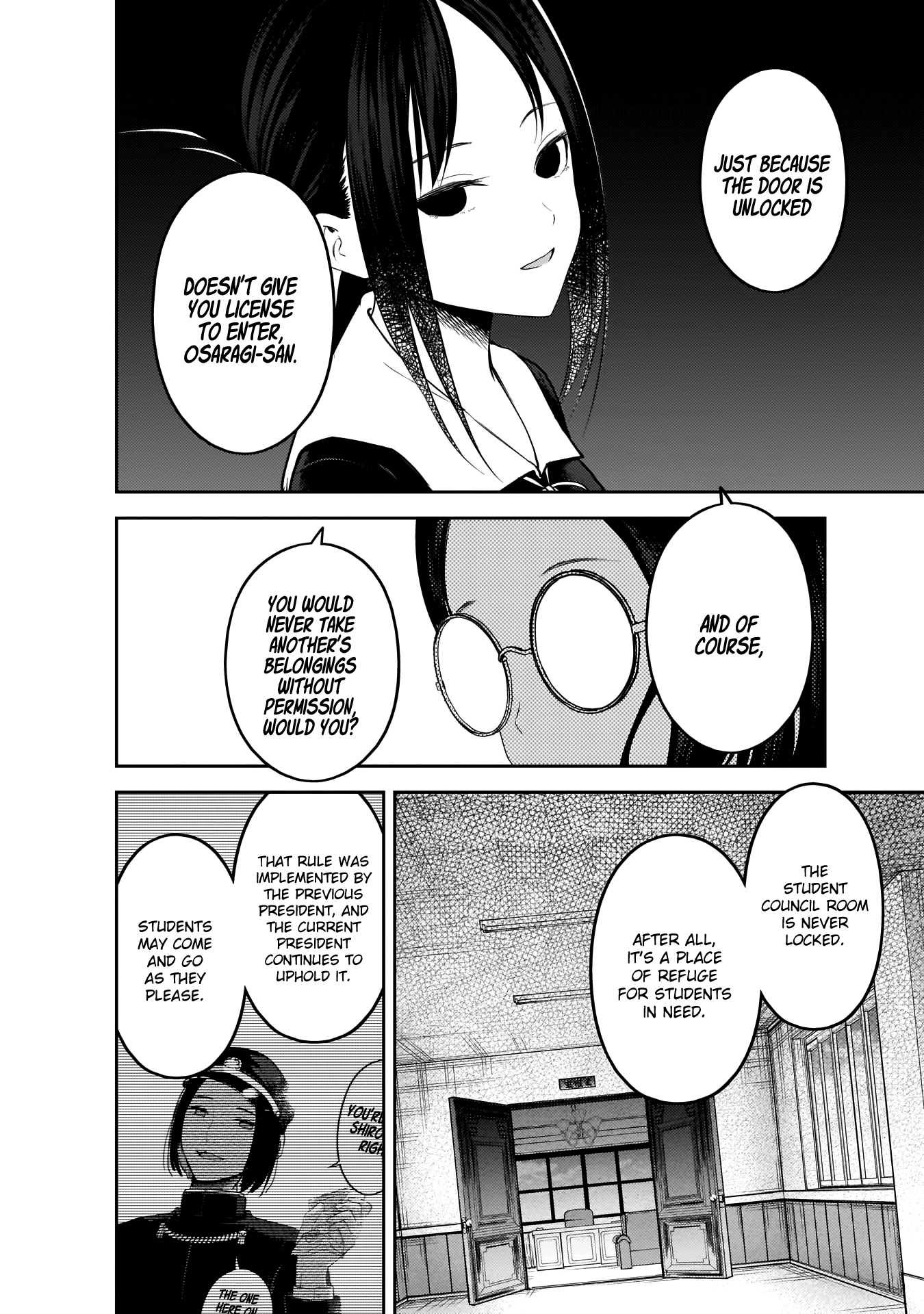 Kaguya-sama wa Kokurasetai - Tensai-tachi no Renai Zunousen Chapter 189 page 5 - Chapter 189: Kaguya Shinomiya's Impossible Challenge: "The Buddha's Stone Begging Bowl"