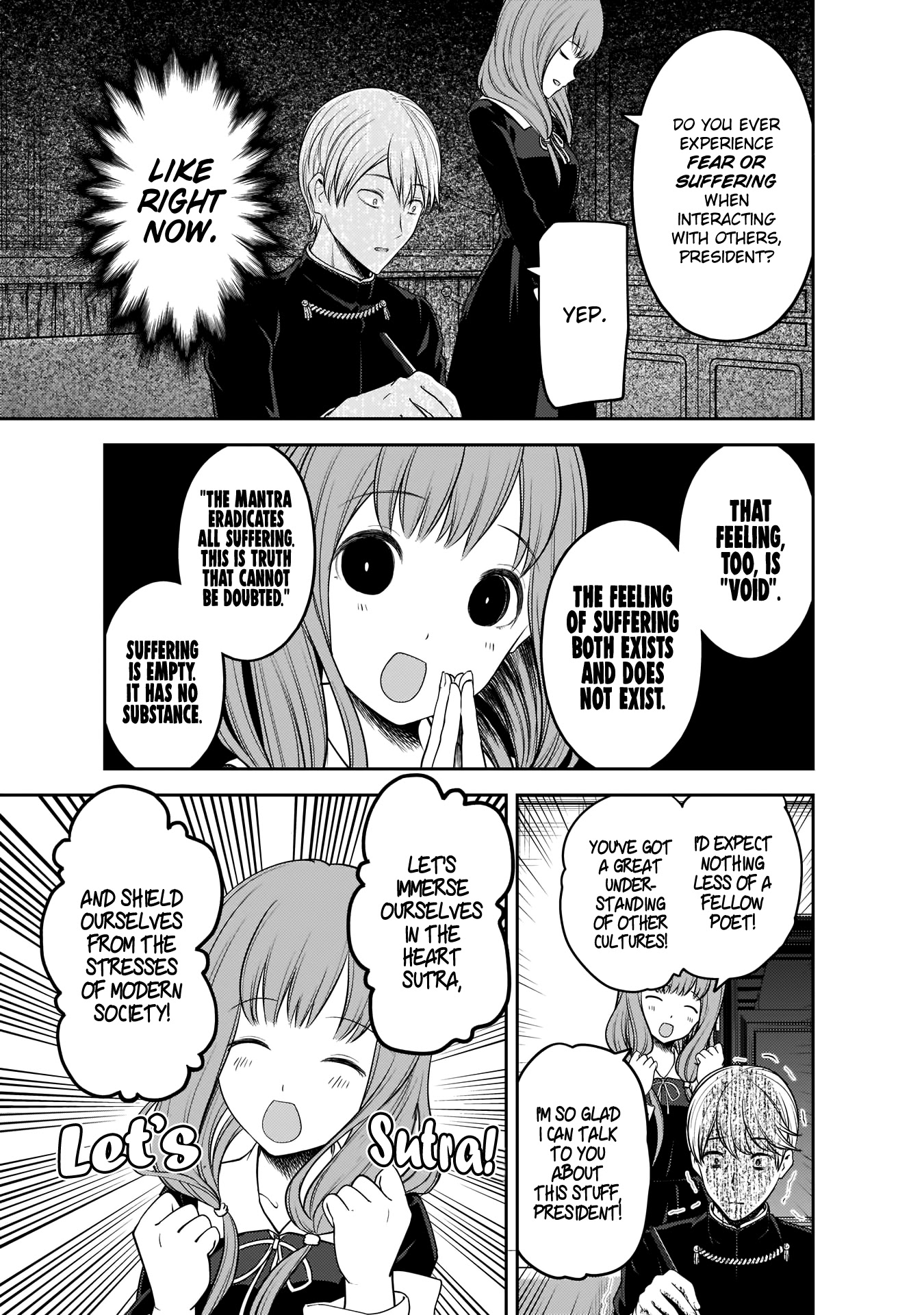 Kaguya-sama wa Kokurasetai - Tensai-tachi no Renai Zunousen Chapter 190 page 12 - Chapter 190: Senpai-kun and Kouhai-chan, Part 3 & Miko Iino Cannot Love, Part 5
