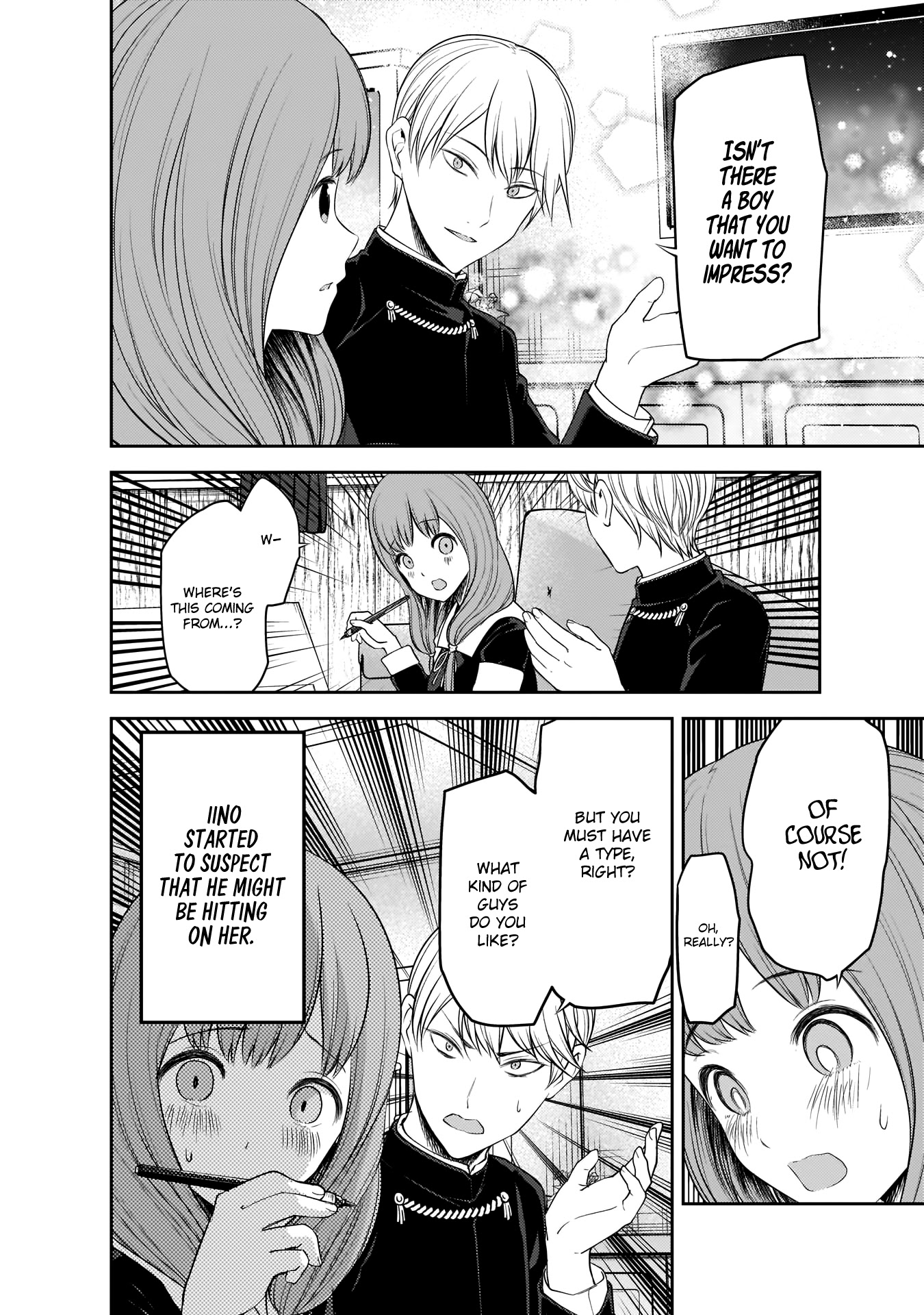 Kaguya-sama wa Kokurasetai - Tensai-tachi no Renai Zunousen Chapter 190 page 7 - Chapter 190: Senpai-kun and Kouhai-chan, Part 3 & Miko Iino Cannot Love, Part 5