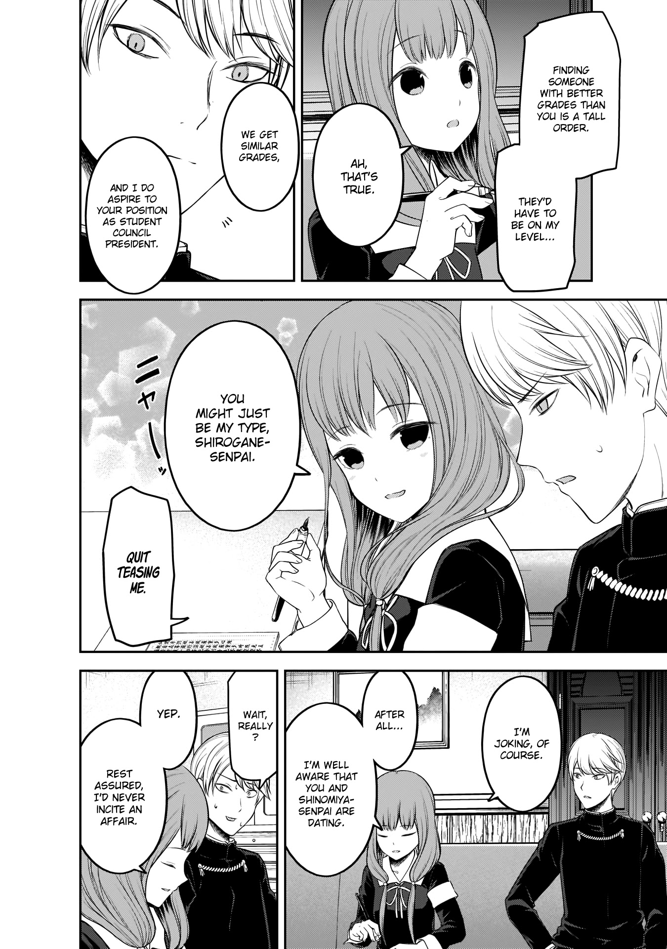 Kaguya-sama wa Kokurasetai - Tensai-tachi no Renai Zunousen Chapter 190 page 9 - Chapter 190: Senpai-kun and Kouhai-chan, Part 3 & Miko Iino Cannot Love, Part 5