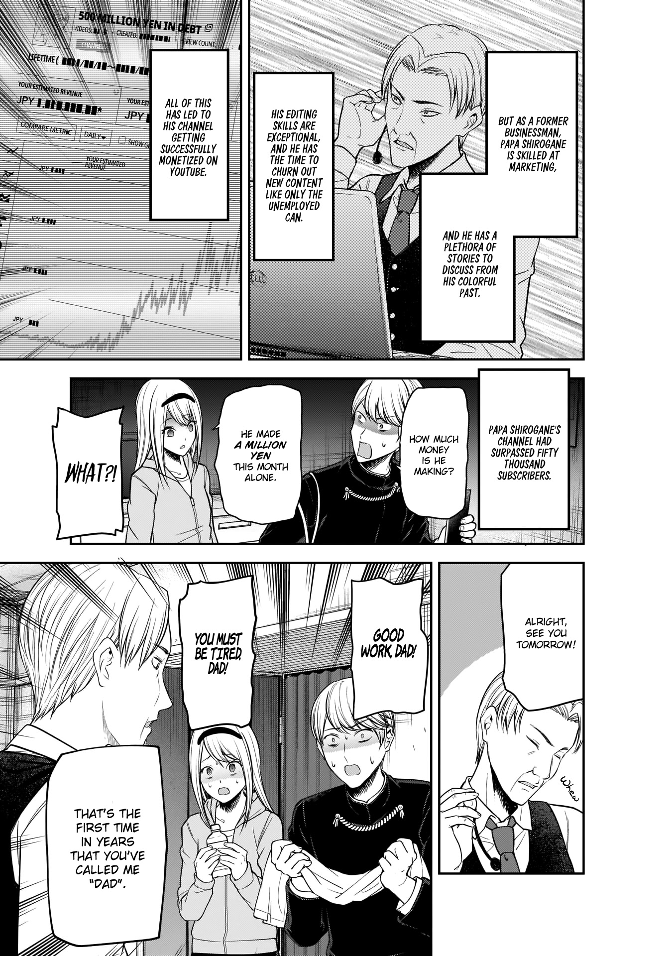 Kaguya-sama wa Kokurasetai - Tensai-tachi no Renai Zunousen Chapter 191 page 8 - Chapter 191: Kaguya Shinomiya's Impossible Challenge: The Swallow's Cowry, Part 5
