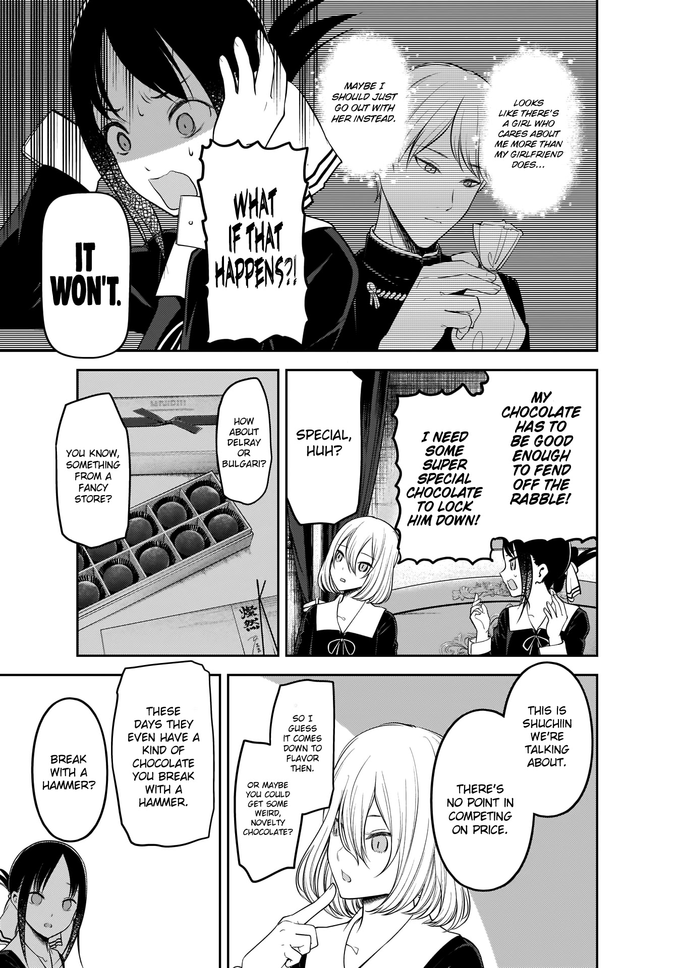 Kaguya-sama wa Kokurasetai - Tensai-tachi no Renai Zunousen Chapter 194 page 10 - Chapter 194: Valentine's at Shuchiin, Part 1