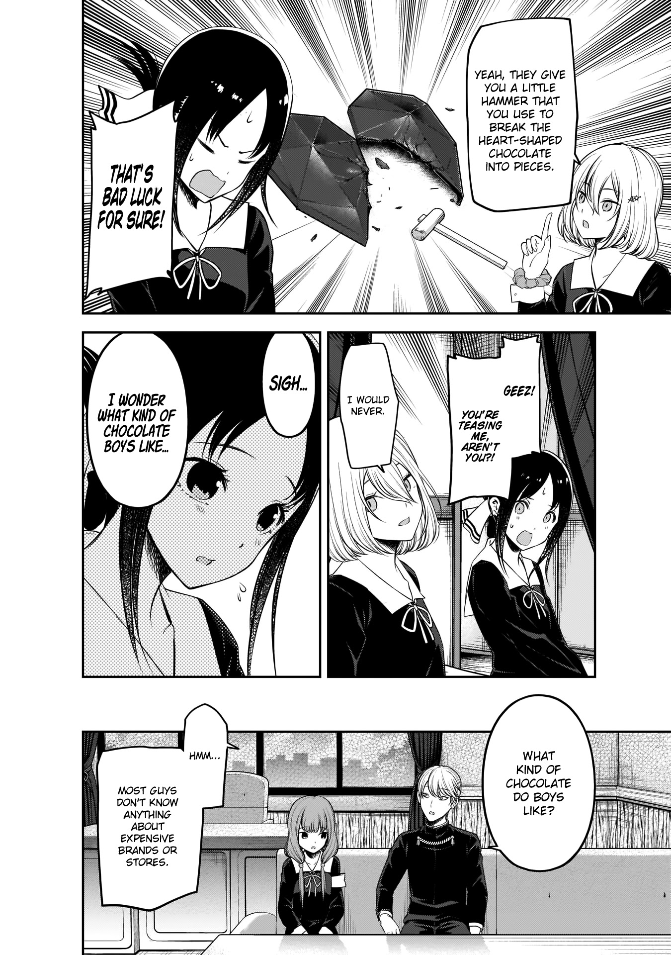 Kaguya-sama wa Kokurasetai - Tensai-tachi no Renai Zunousen Chapter 194 page 11 - Chapter 194: Valentine's at Shuchiin, Part 1