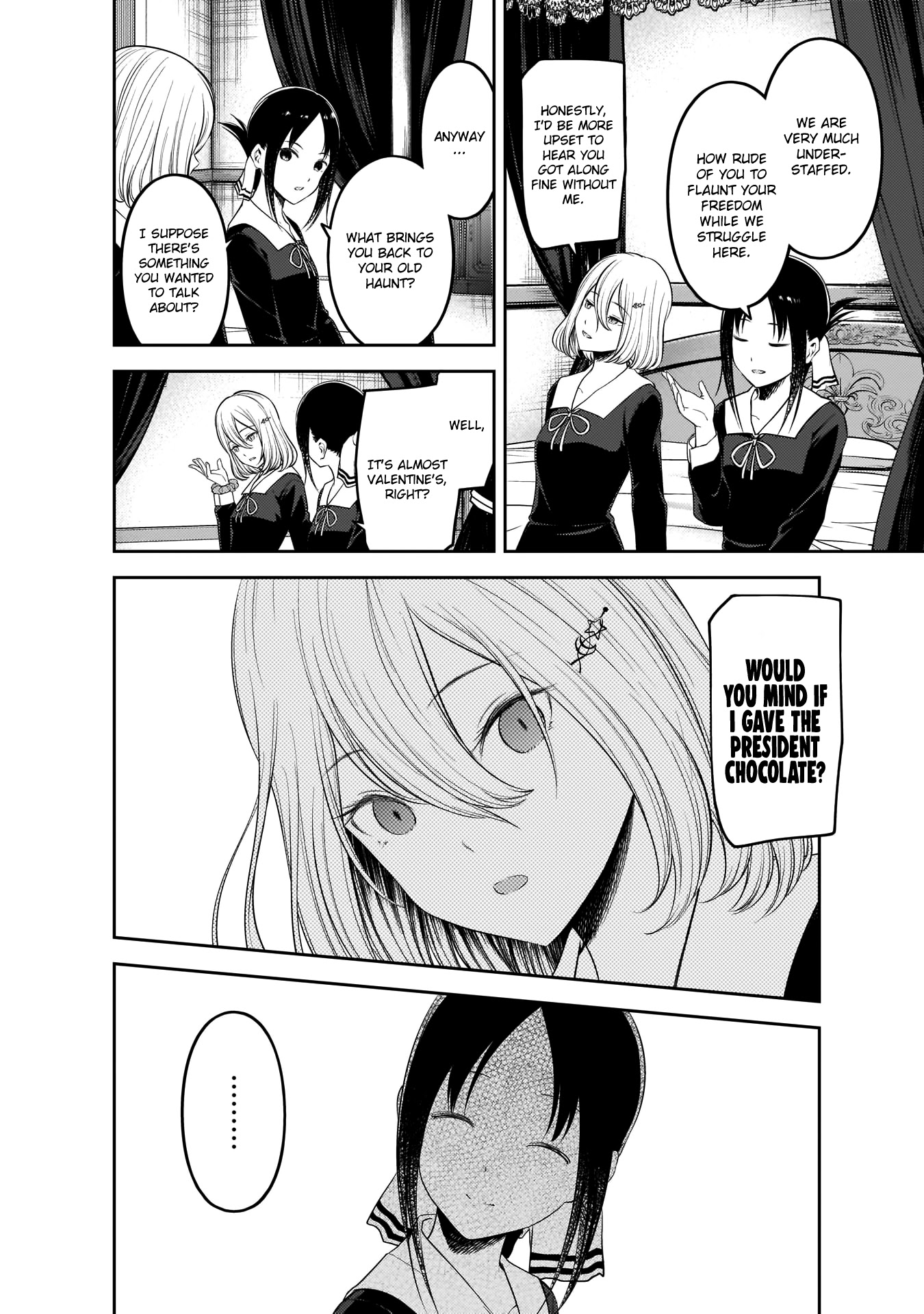 Kaguya-sama wa Kokurasetai - Tensai-tachi no Renai Zunousen Chapter 194 page 7 - Chapter 194: Valentine's at Shuchiin, Part 1