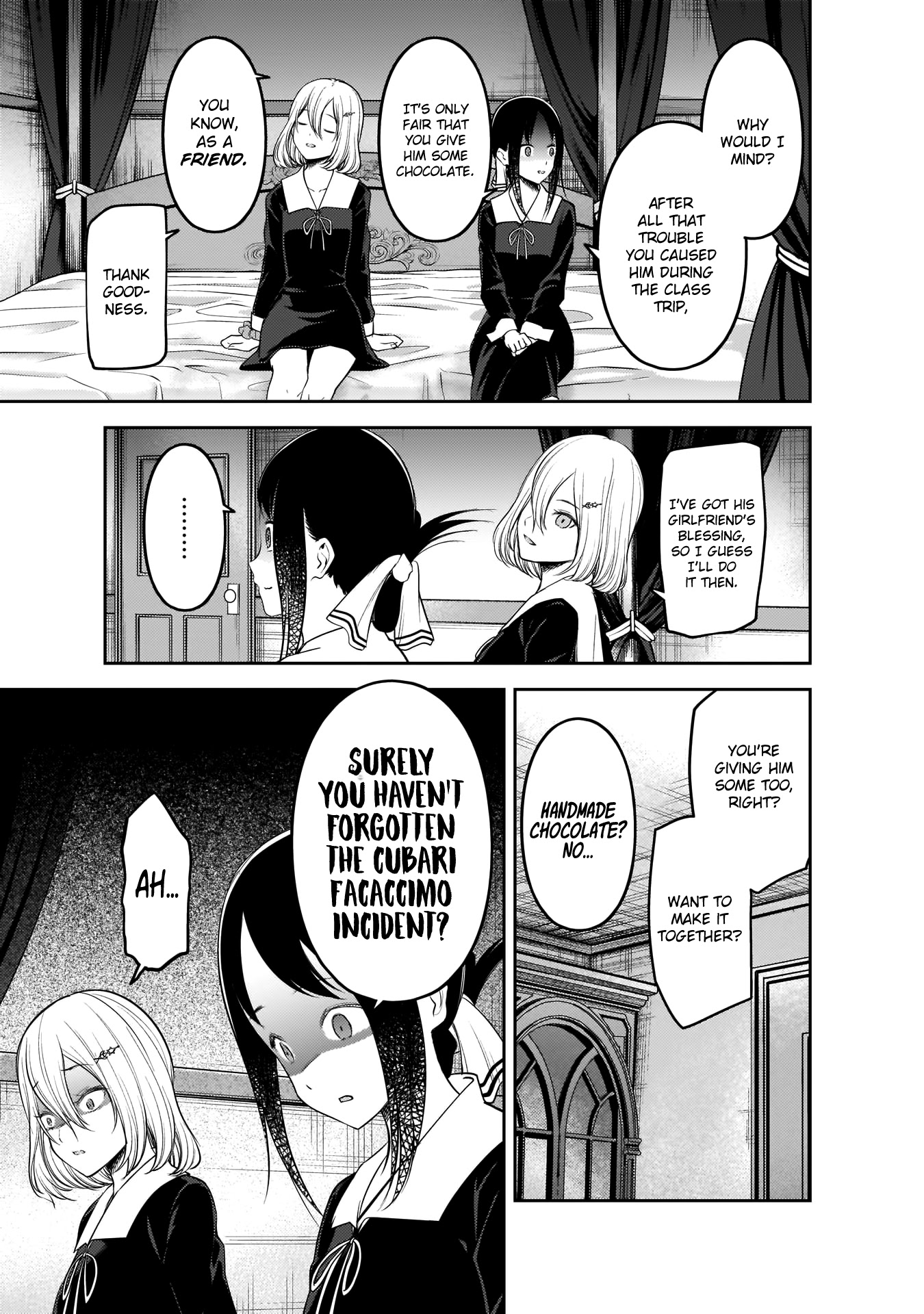 Kaguya-sama wa Kokurasetai - Tensai-tachi no Renai Zunousen Chapter 194 page 8 - Chapter 194: Valentine's at Shuchiin, Part 1