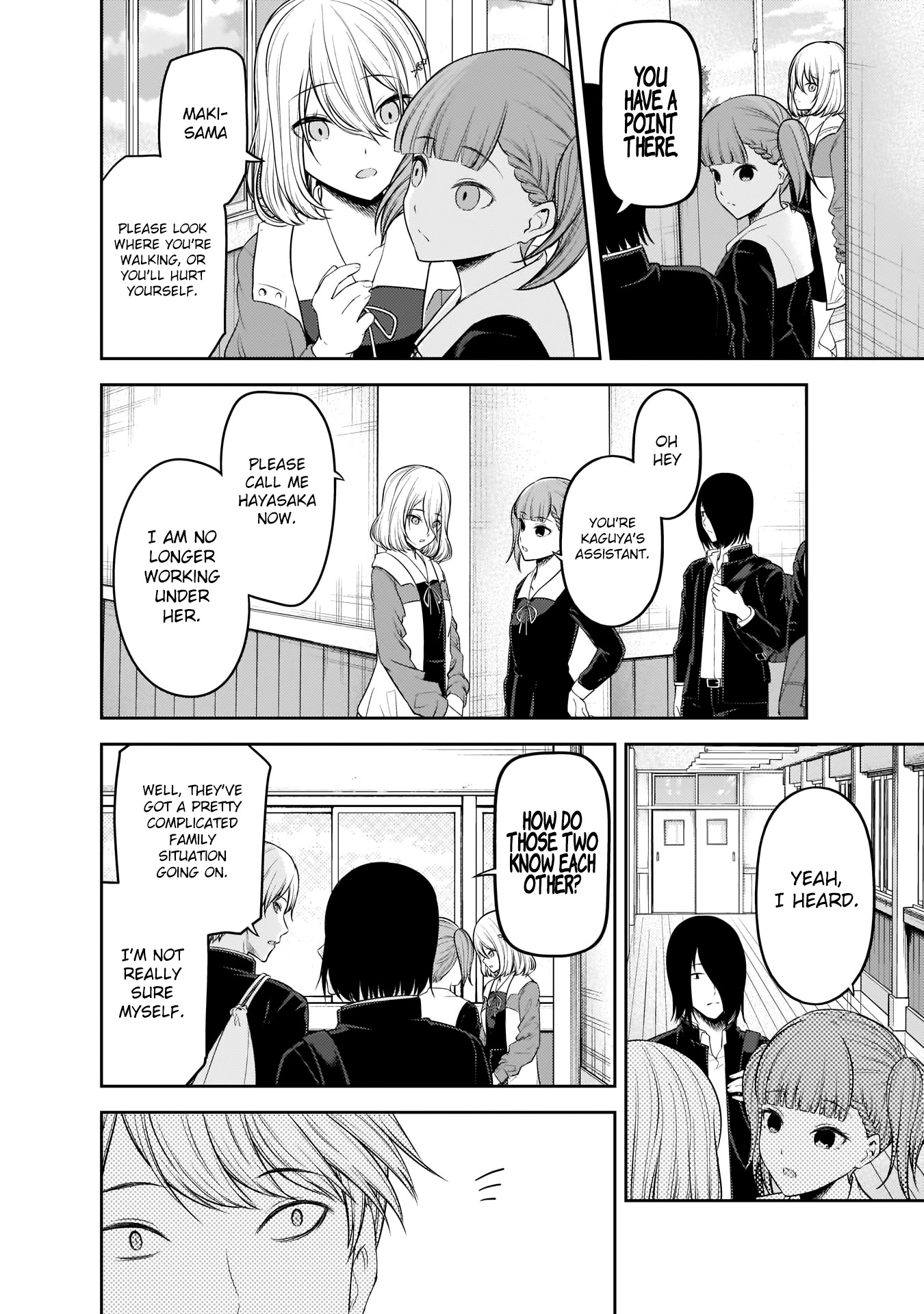 Kaguya-sama wa Kokurasetai - Tensai-tachi no Renai Zunousen Chapter 196 page 5 - Chapter 196: Hayasaka Ai wants to find