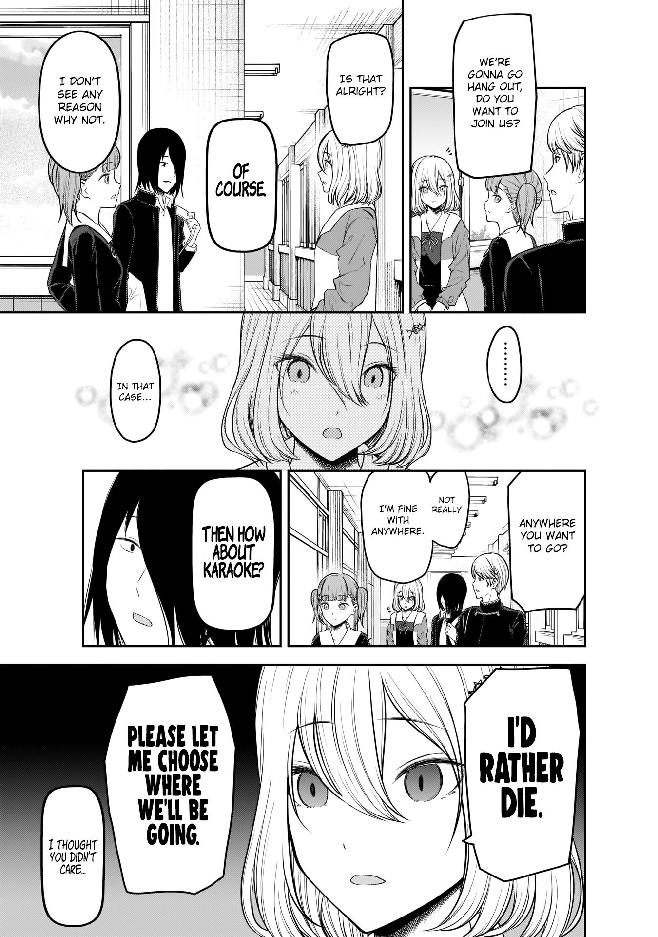Kaguya-sama wa Kokurasetai - Tensai-tachi no Renai Zunousen Chapter 196 page 6 - Chapter 196: Hayasaka Ai wants to find