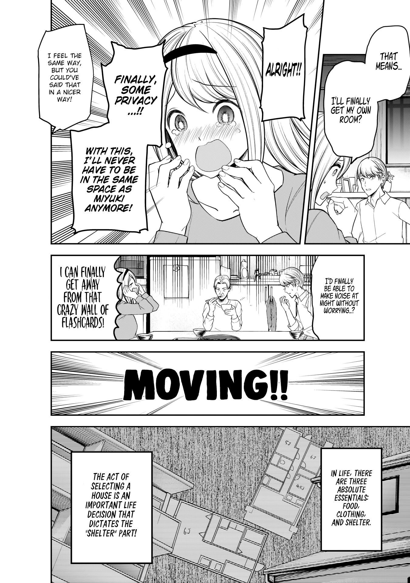 Kaguya-sama wa Kokurasetai - Tensai-tachi no Renai Zunousen Chapter 197 page 5 - Chapter 197: The Shirogane family wants to move