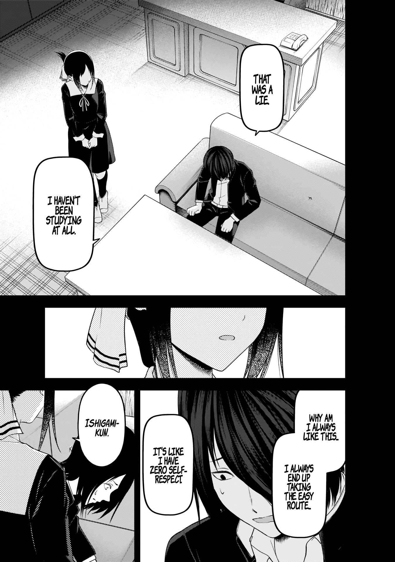 Kaguya-sama wa Kokurasetai - Tensai-tachi no Renai Zunousen Chapter 198 page 8 - Chapter 198: Kaguya Shinomiya's Impossible Challenge: The Swallow's Cowry (Part 6)