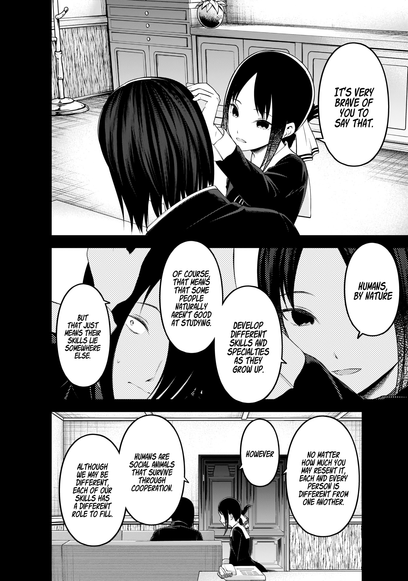 Kaguya-sama wa Kokurasetai - Tensai-tachi no Renai Zunousen Chapter 198 page 9 - Chapter 198: Kaguya Shinomiya's Impossible Challenge: The Swallow's Cowry (Part 6)