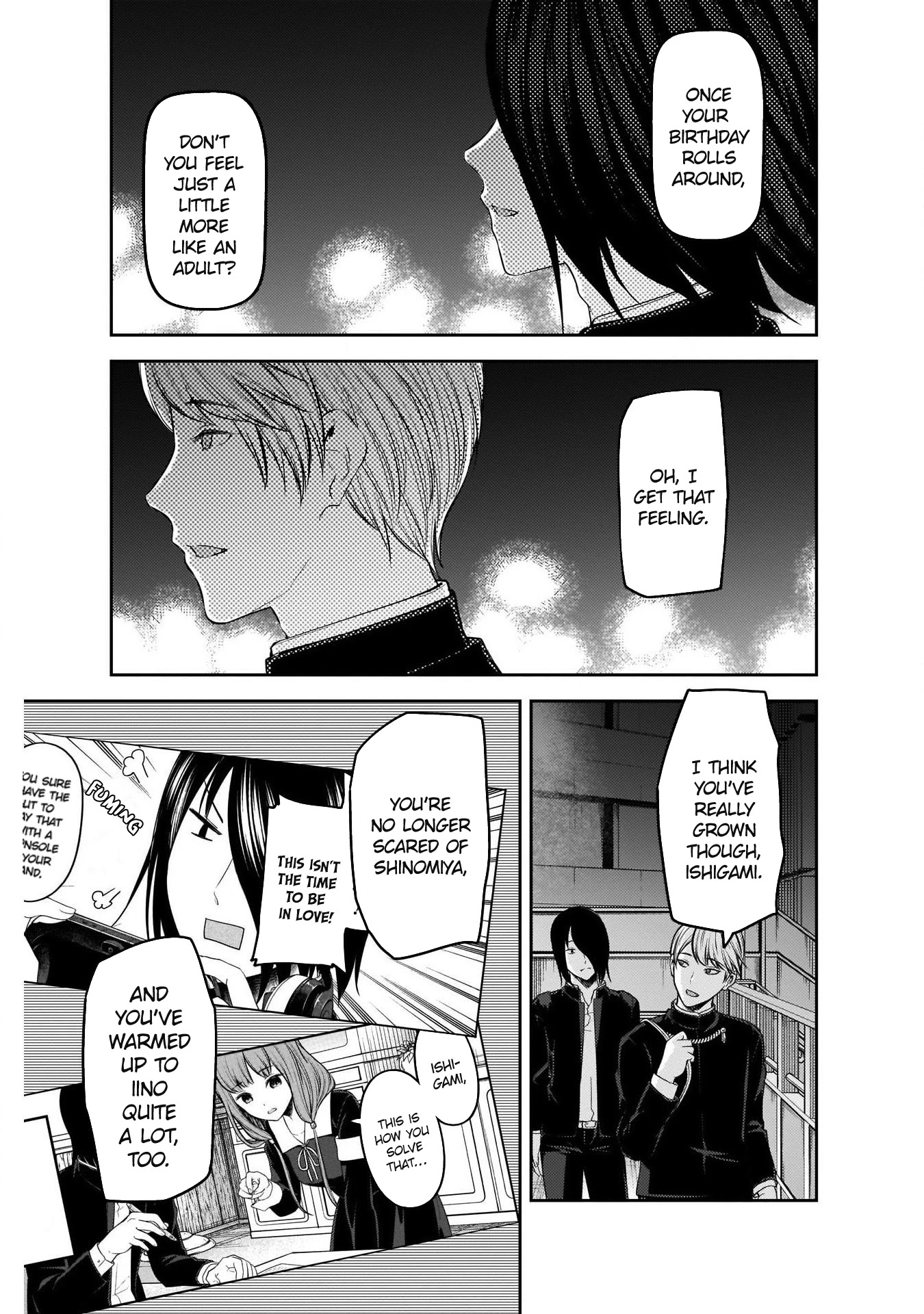 Kaguya-sama wa Kokurasetai - Tensai-tachi no Renai Zunousen Chapter 200 page 13 - Chapter 200: Chika Fujiwara Wants to Celebrate