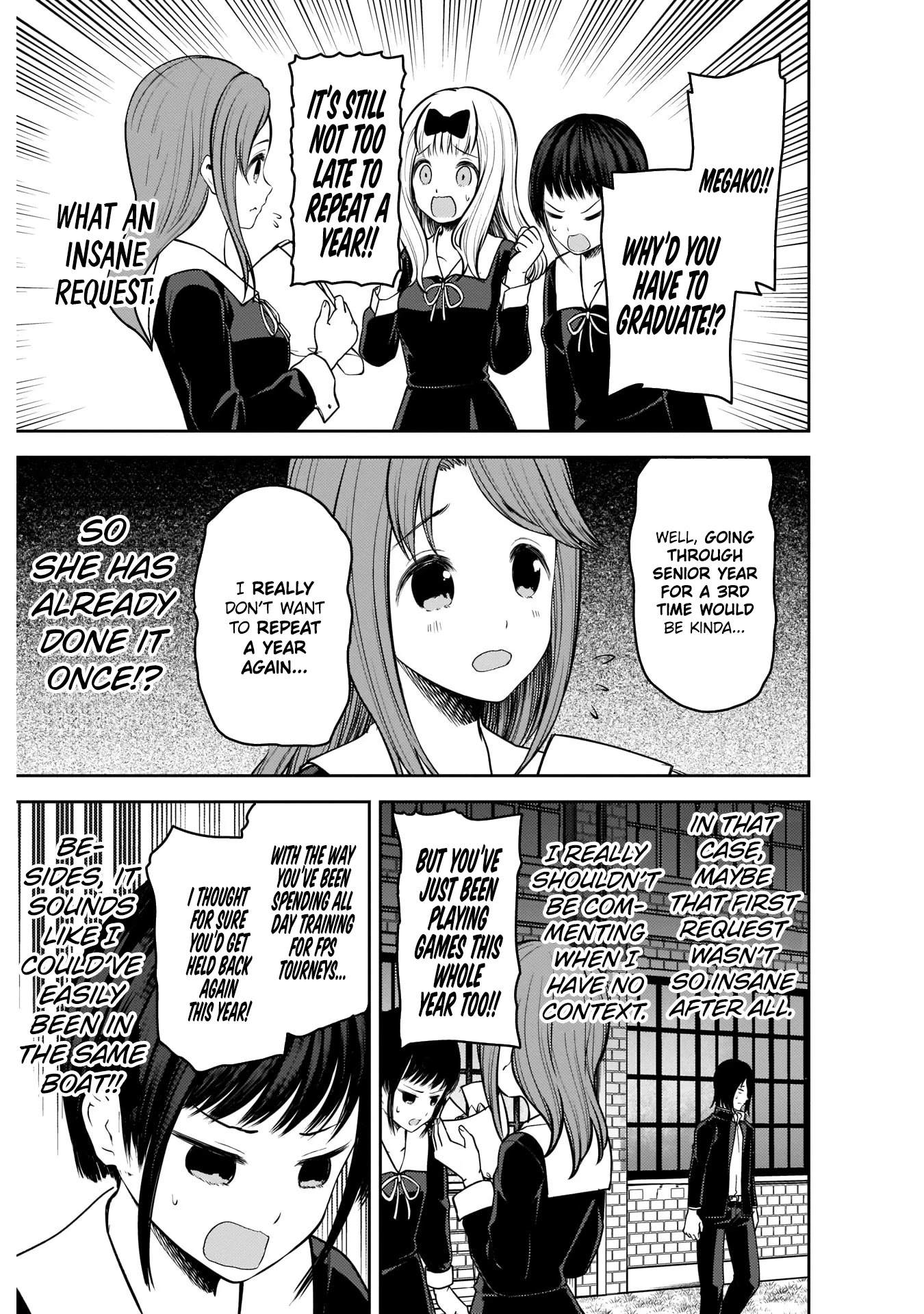 Kaguya-sama wa Kokurasetai - Tensai-tachi no Renai Zunousen Chapter 202 page 5 - Chapter 202: Shuchiin Academy Wants to See Them Off