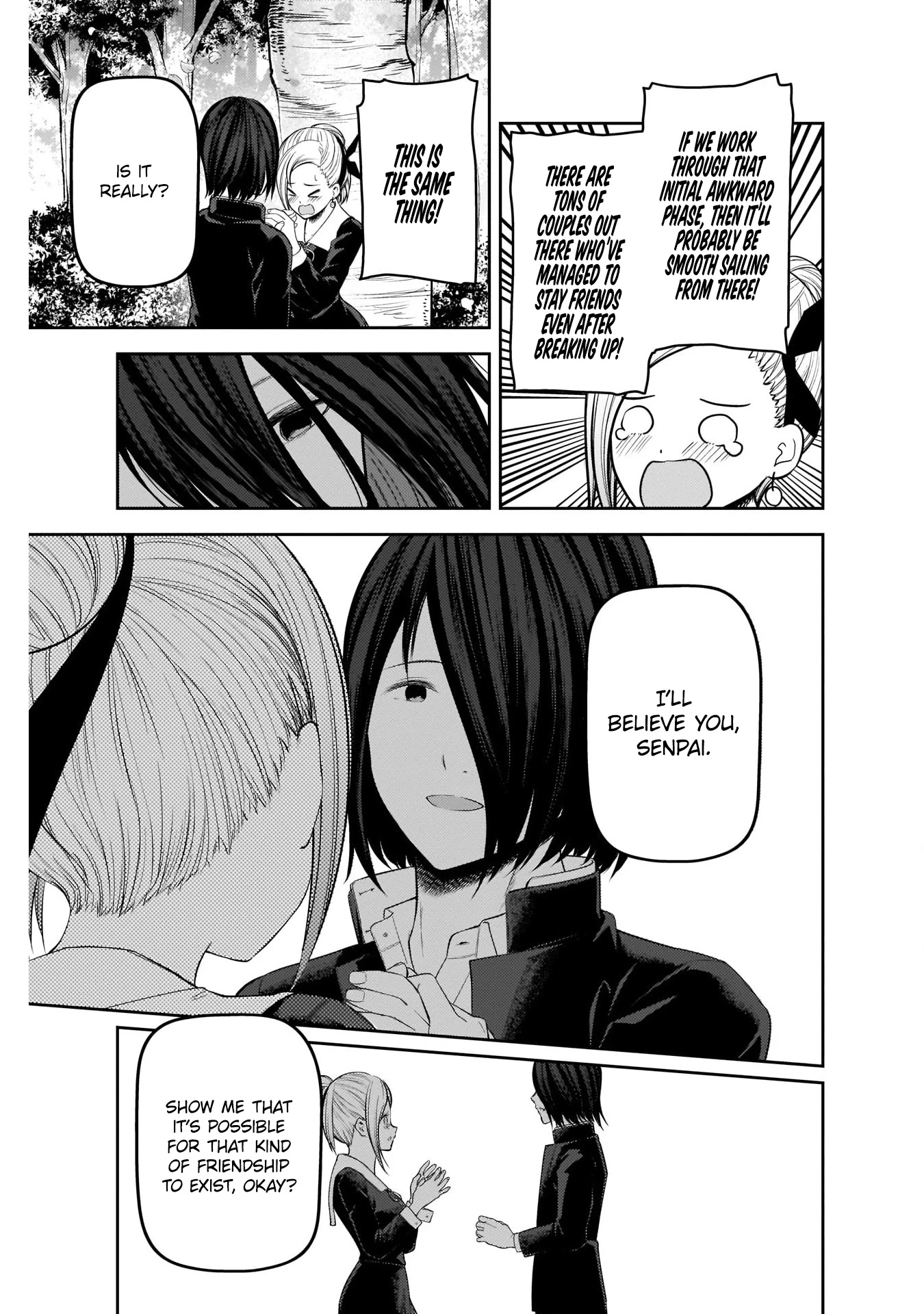 Kaguya-sama wa Kokurasetai - Tensai-tachi no Renai Zunousen Chapter 204 page 13 - Chapter 204: Tsubame Koyasu and Yu Ishigami: Part 2