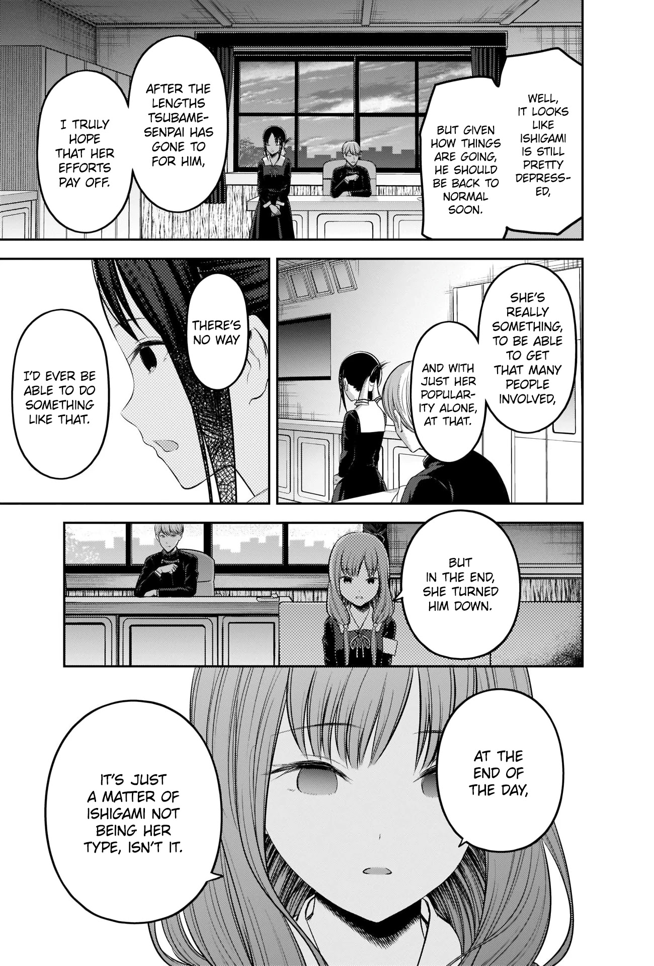 Kaguya-sama wa Kokurasetai - Tensai-tachi no Renai Zunousen Chapter 205 page 17 - Chapter 205: Chika Fujiwara Wants to Make Him Laugh