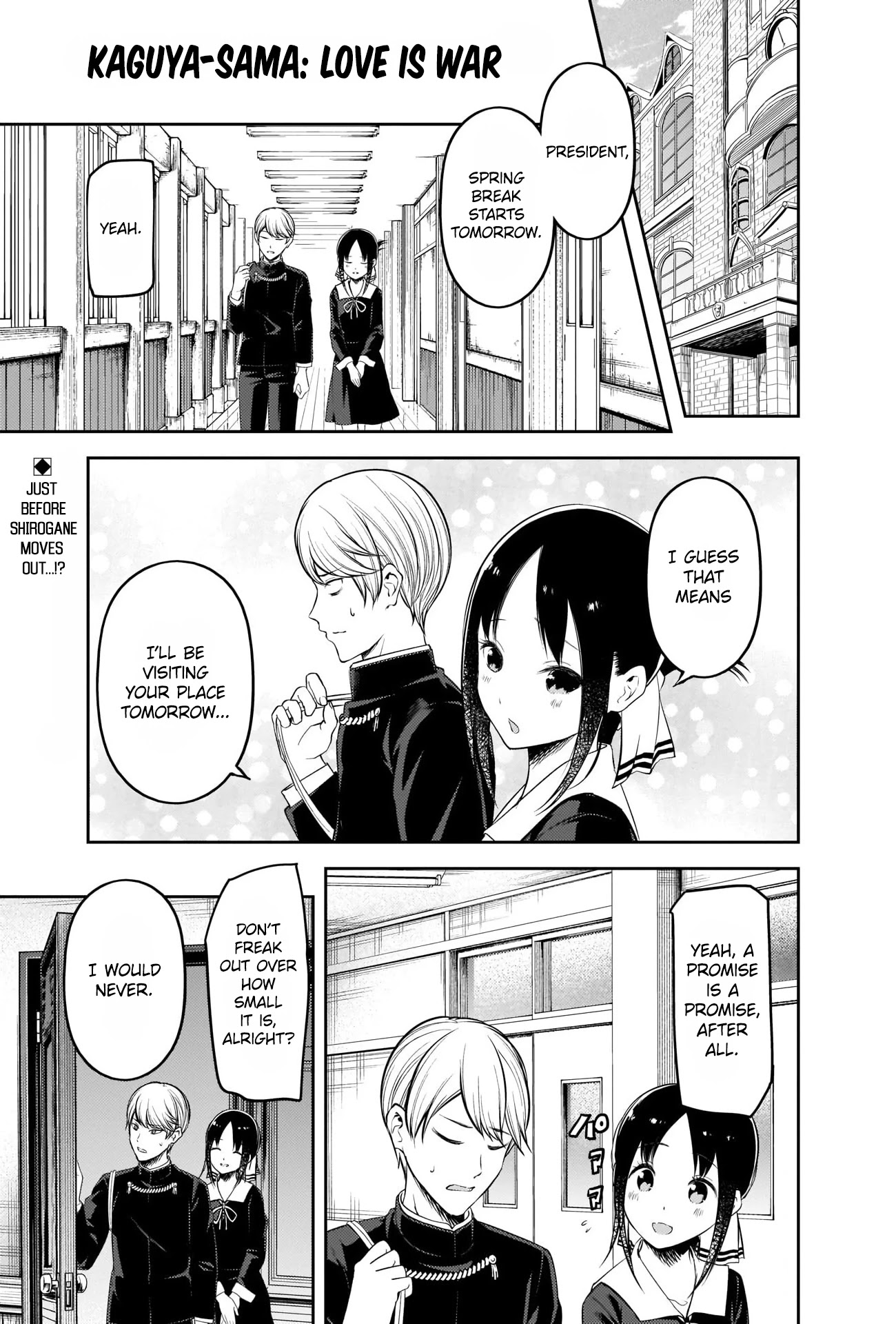 Kaguya-sama wa Kokurasetai - Tensai-tachi no Renai Zunousen Chapter 206 page 1 - Chapter 206: Miyuki Shirogane Isn’t Depressing