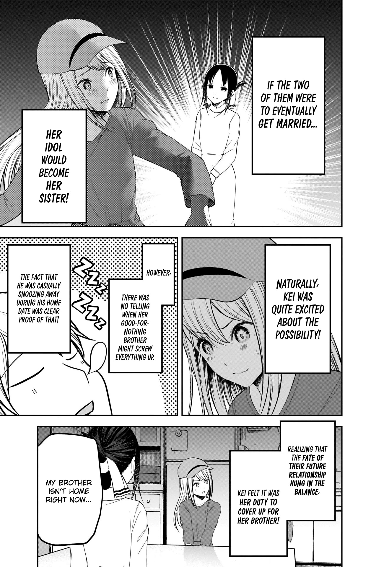 Kaguya-sama wa Kokurasetai - Tensai-tachi no Renai Zunousen Chapter 207 page 11 - Chapter 207: Kei Shirogane Wants to be Welcoming
