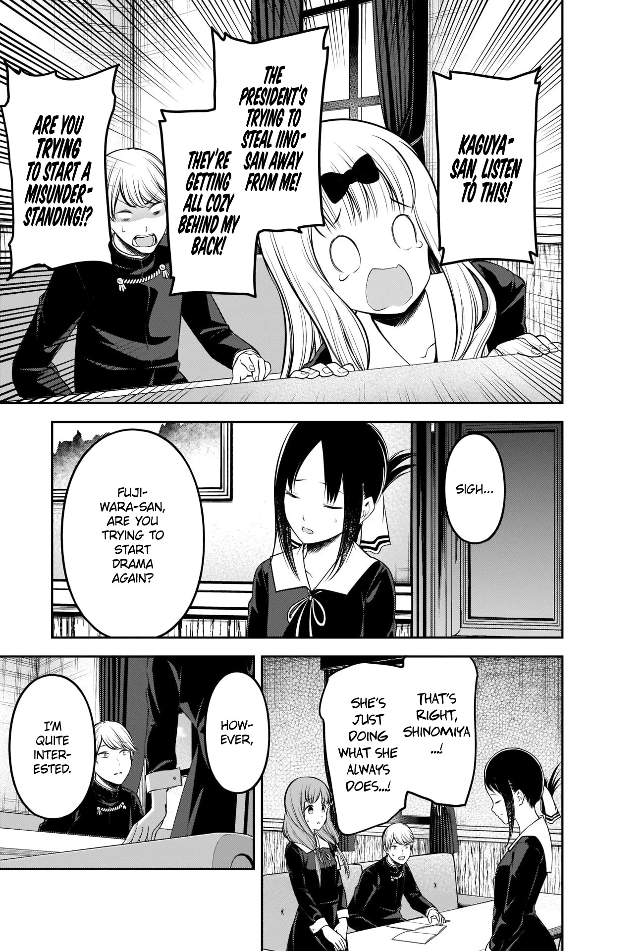 Kaguya-sama wa Kokurasetai - Tensai-tachi no Renai Zunousen Chapter 213 page 11 - Chapter 213: Senpai-kun and Kouhai-chan, Part 4