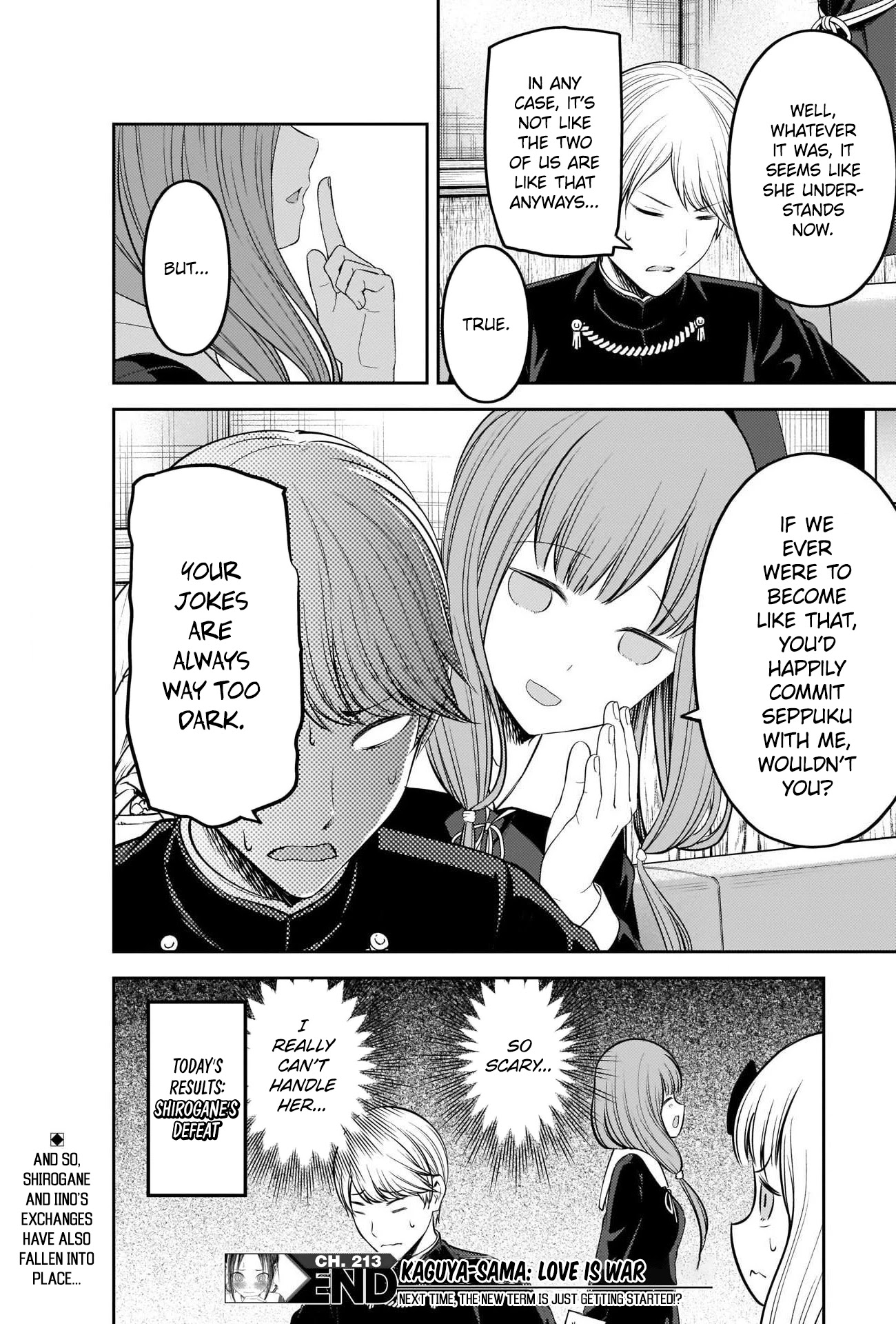 Kaguya-sama wa Kokurasetai - Tensai-tachi no Renai Zunousen Chapter 213 page 18 - Chapter 213: Senpai-kun and Kouhai-chan, Part 4